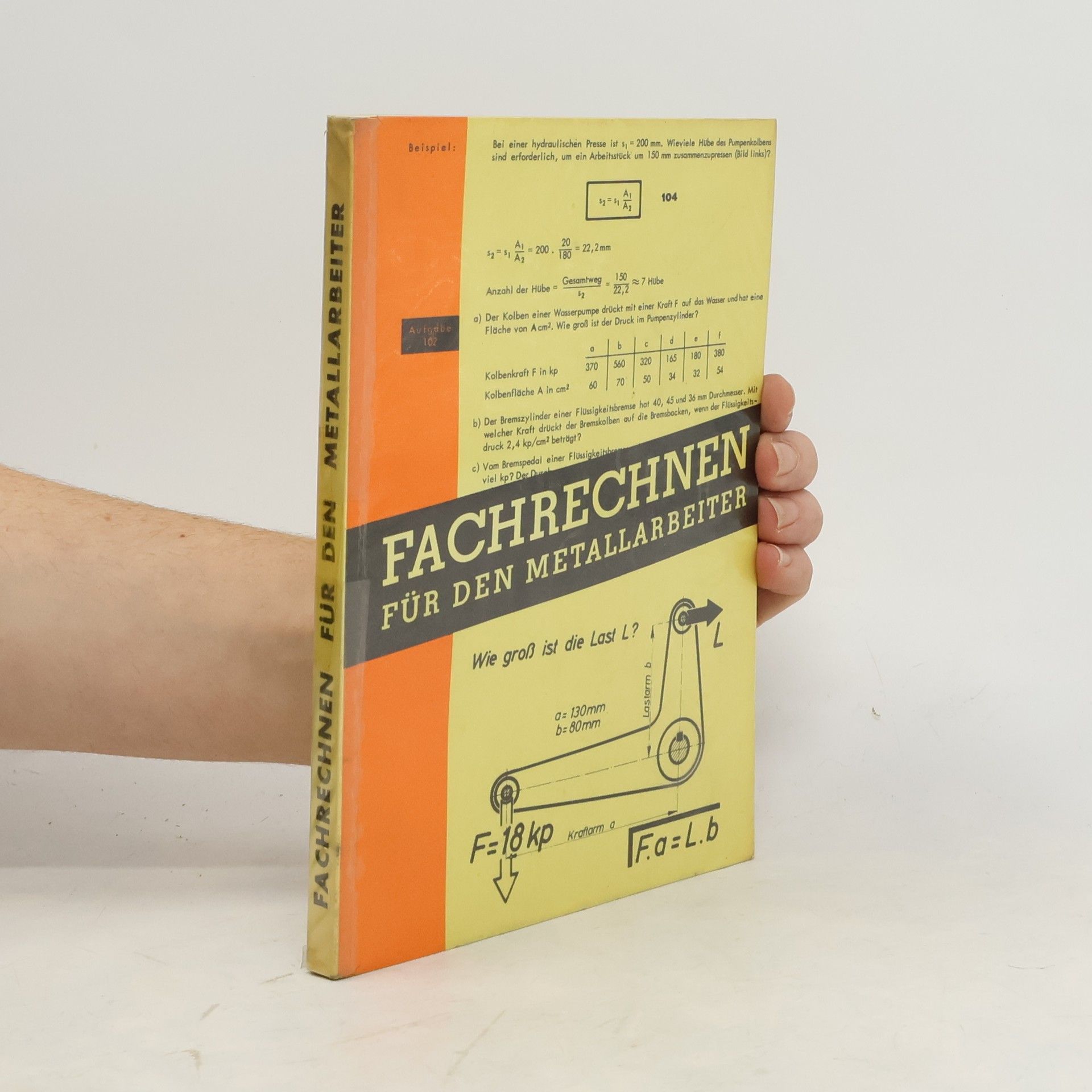 Karl Mayrhofer Fachrechnen für den Metallarbeiter