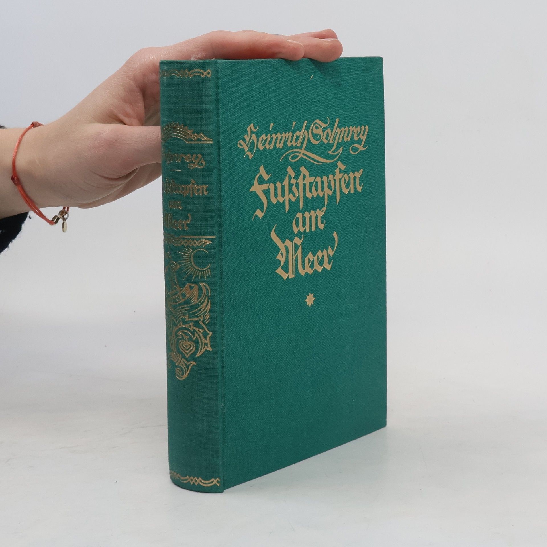 Heinrich Sohnrey Fußstapfen am Meer