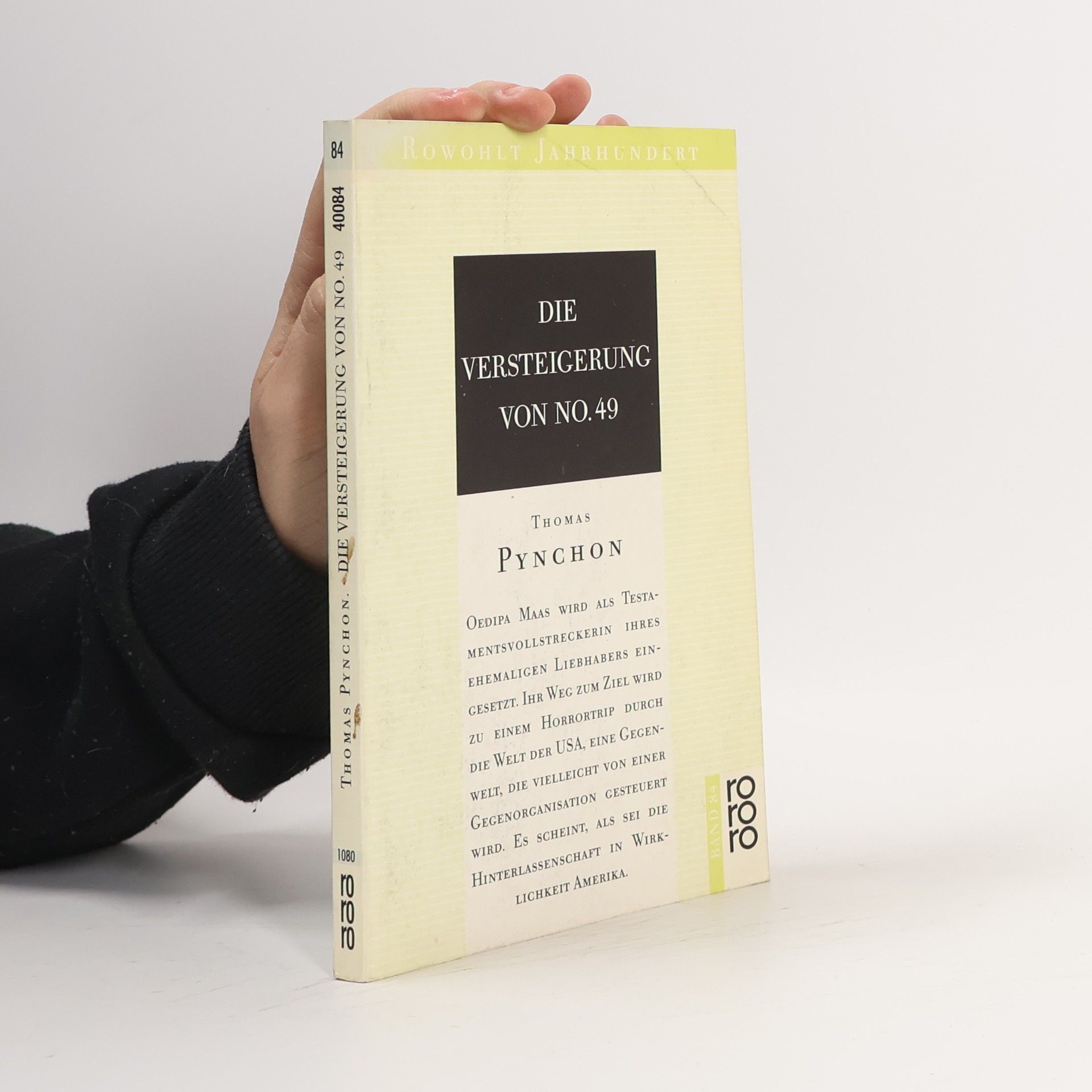 Thomas Pynchon Die Versteigerung von No. 49