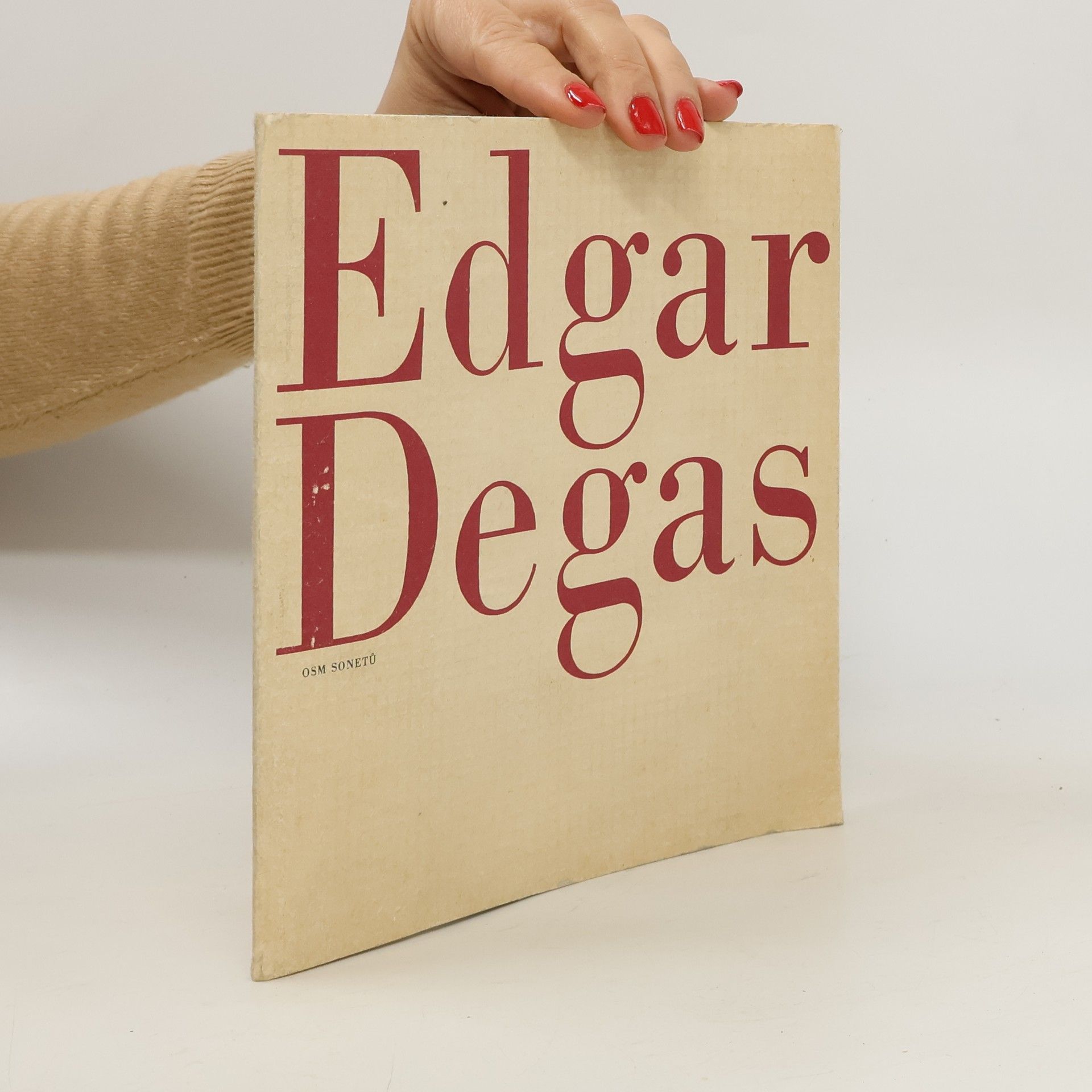 Edgar Degas Osm sonetů