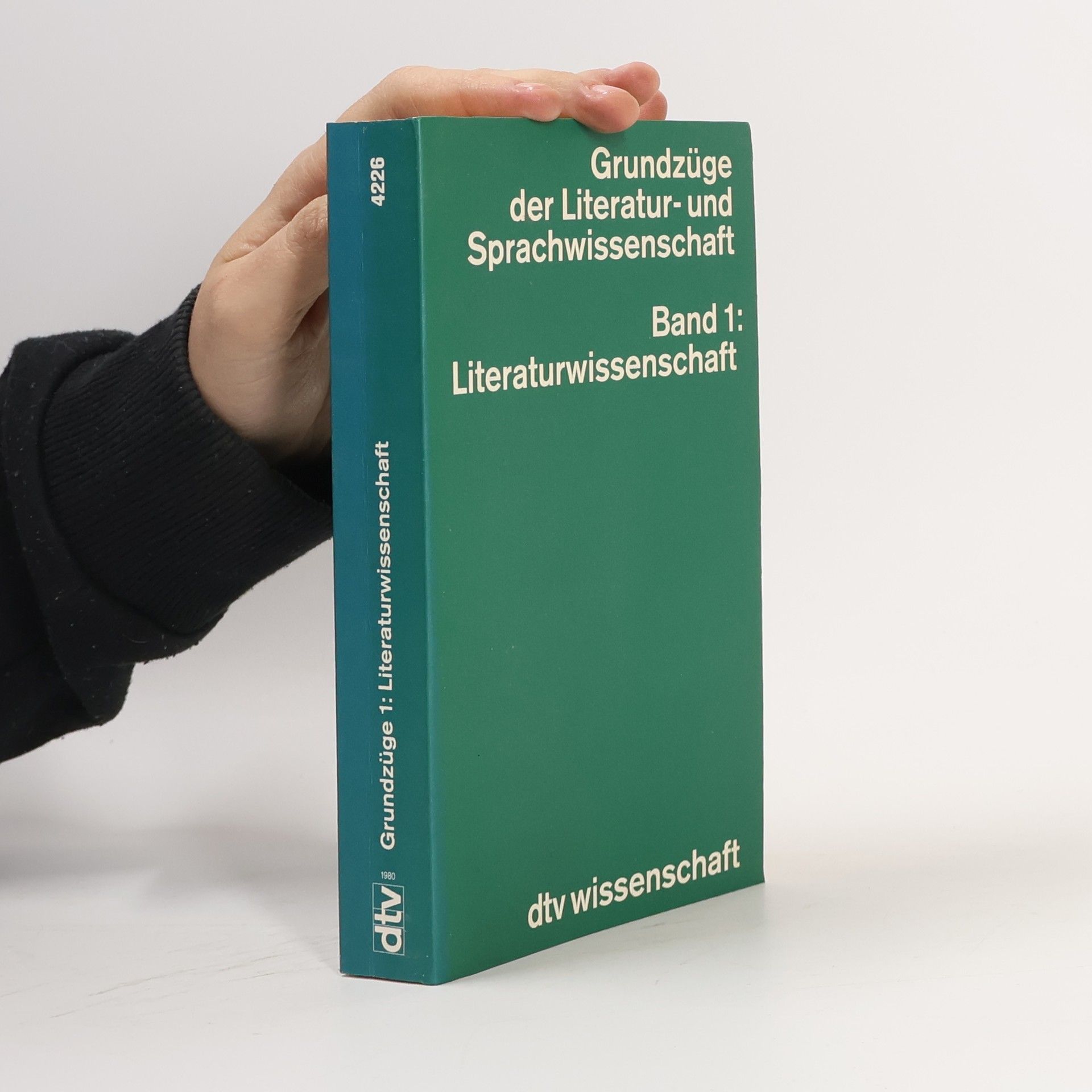 Grundzüge der Literatur- und Sprachwissenschaft. Band 1, Literaturwissenschaft