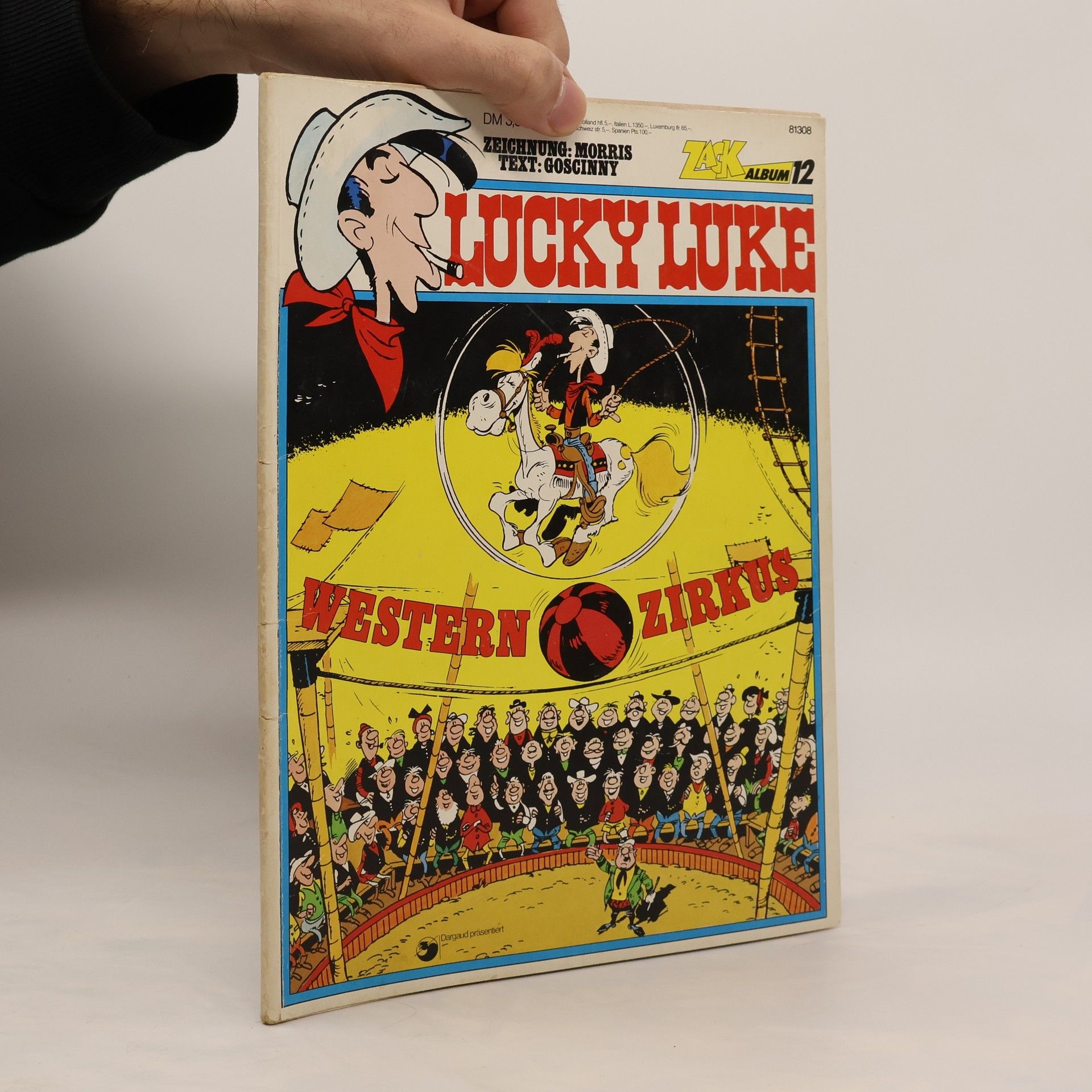 René Goscinny Lucky Luke Album 12. Western Zirkus