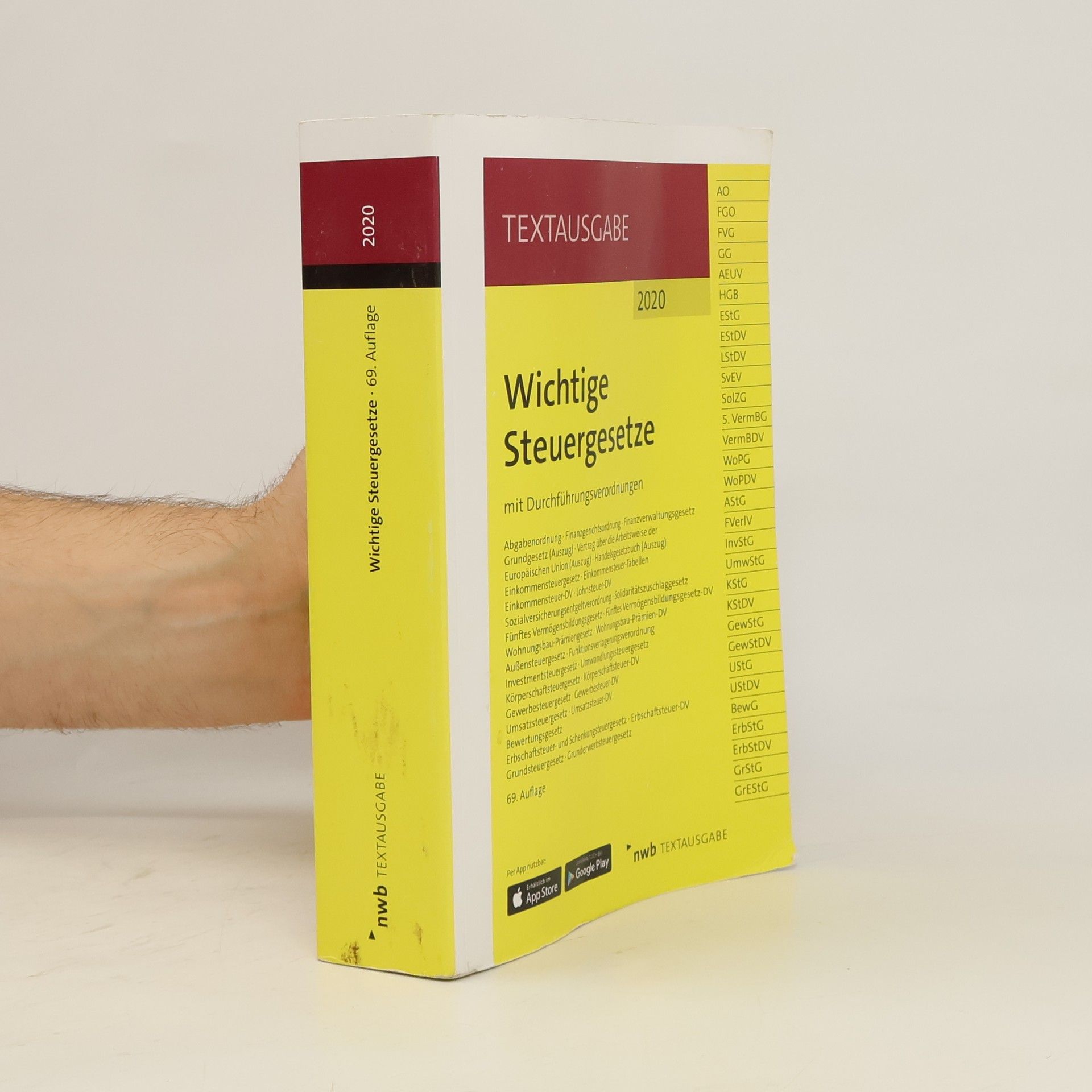 Autorenkollektiv Wichtige Steuergesetze