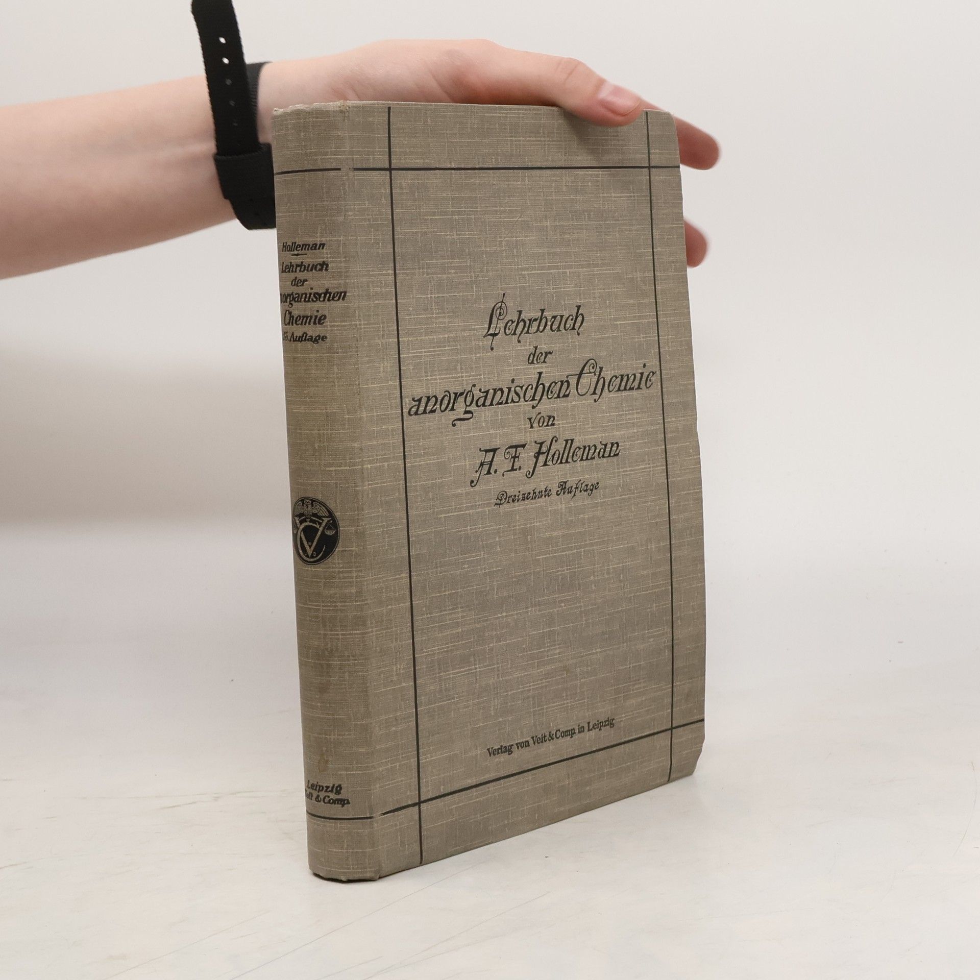 Arnold F. Holleman Lehrbuch der anorganischen Chemie