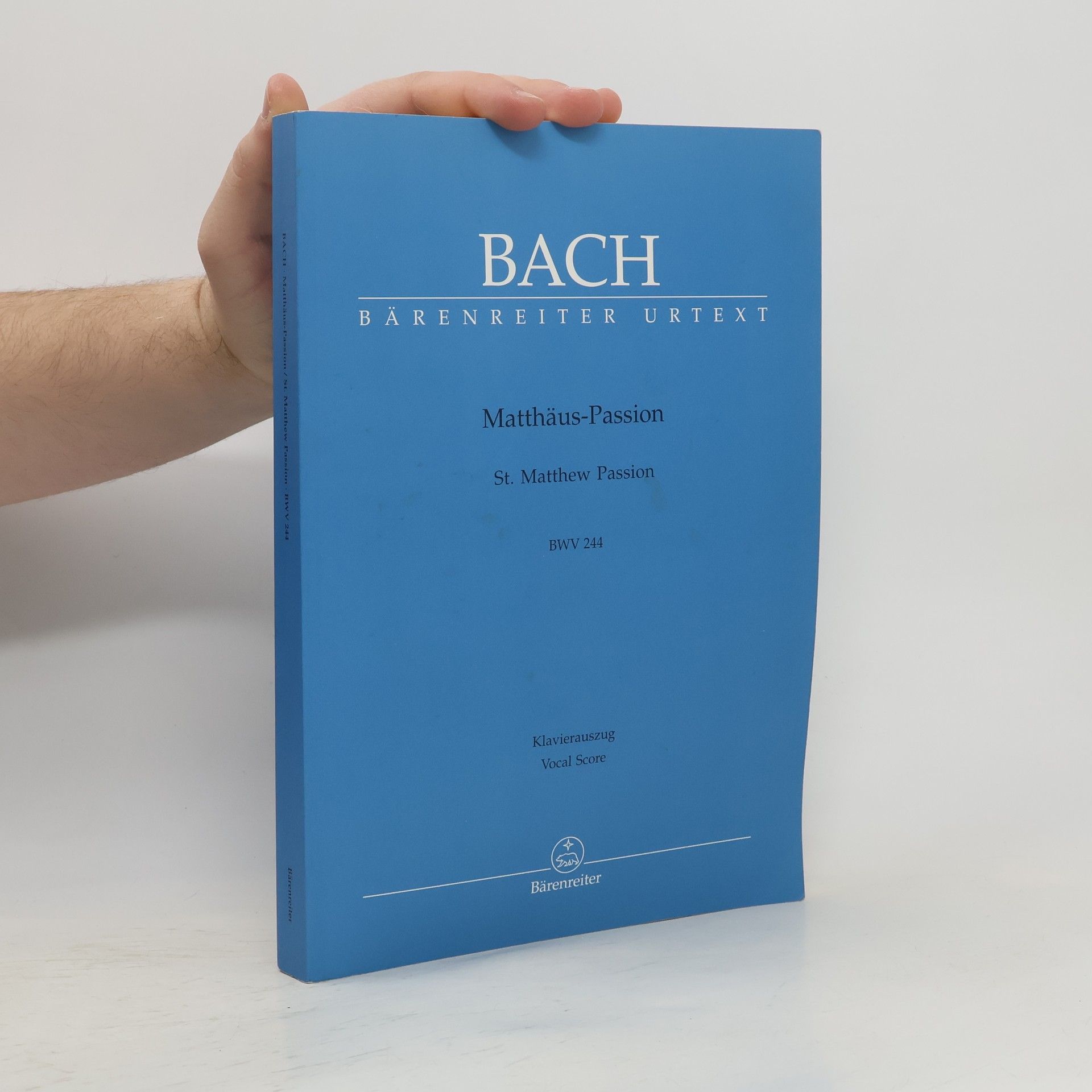 Johann Sebastian Bach Matthäus-Passion. St. Matthew Passion BWV 244