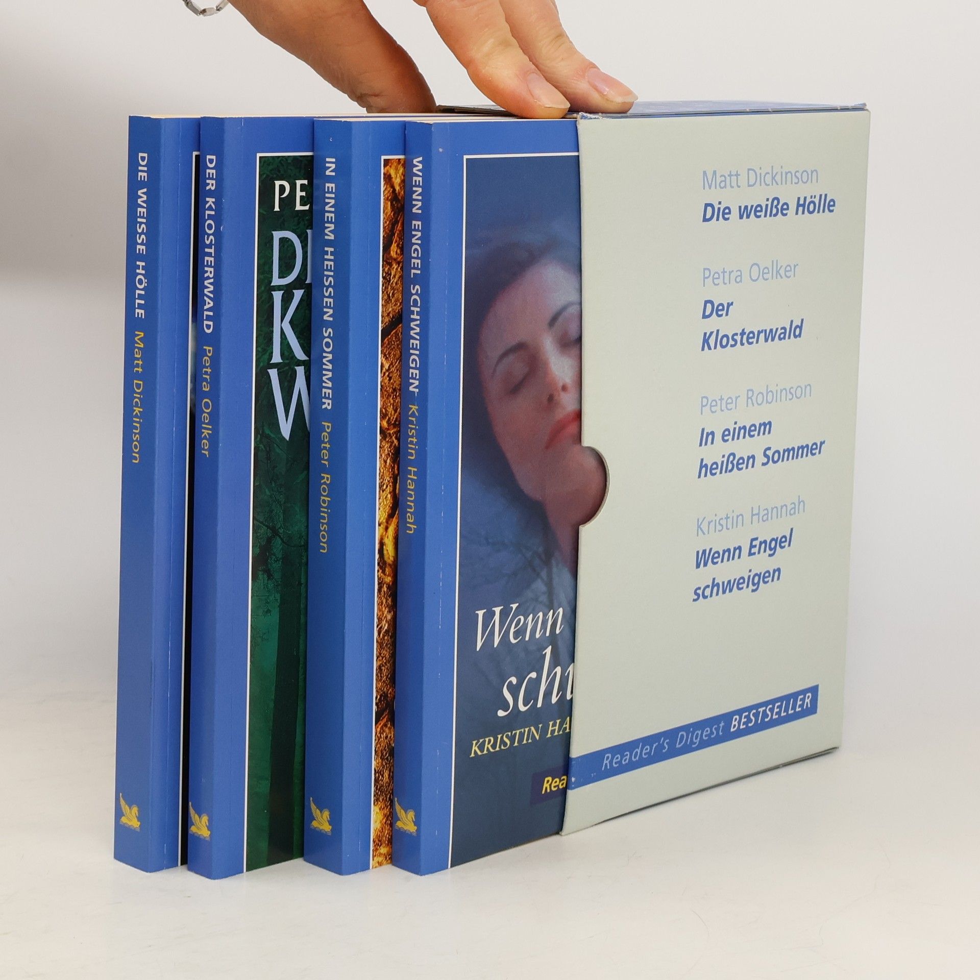 Petra Oelker Der Klosterwald. Wenn Engel schweigen. In einem heissen Sommer. Die weisse Hölle