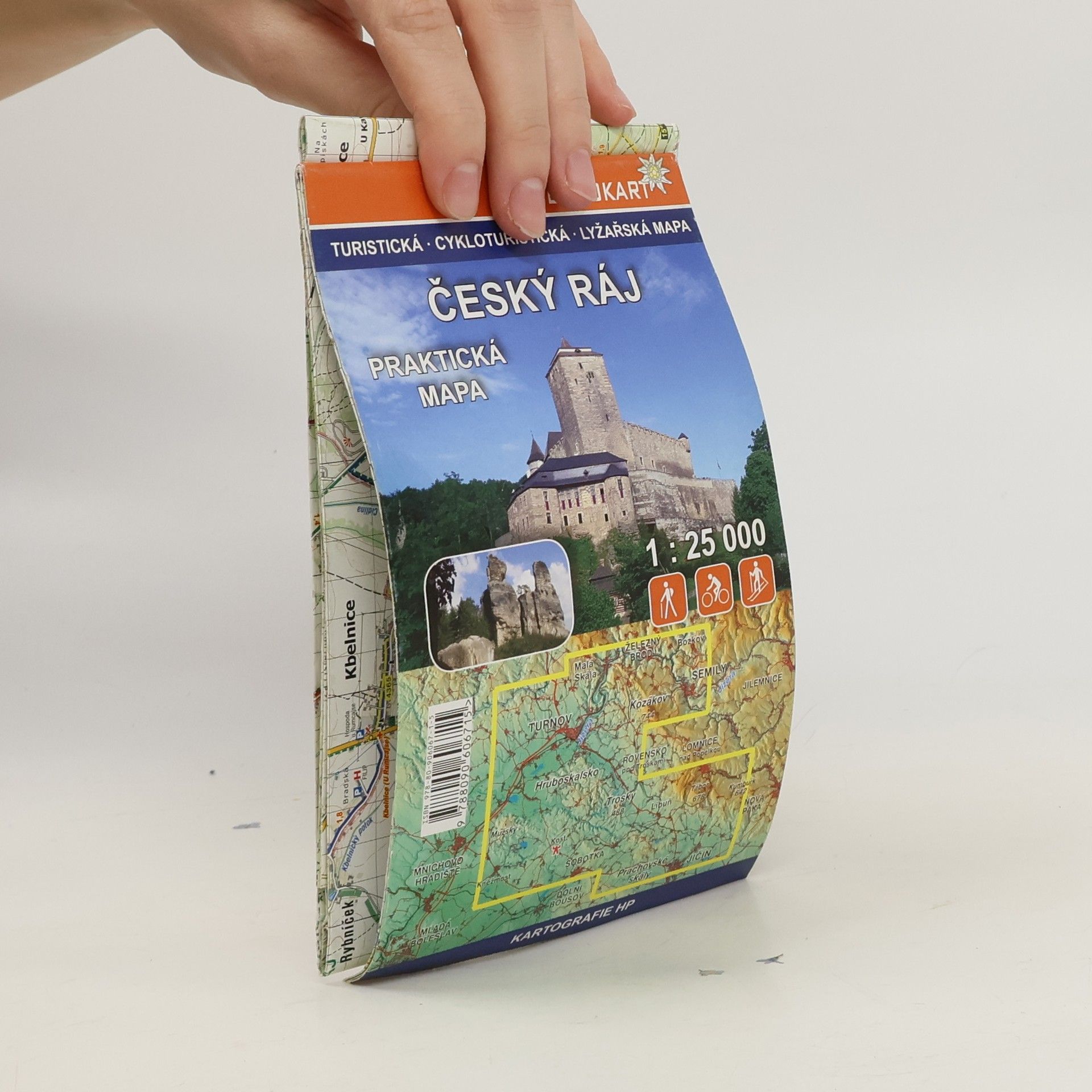 Kolektív autorov Český ráj : turistická mapa, cykloturistická mapa, lyžařská mapa