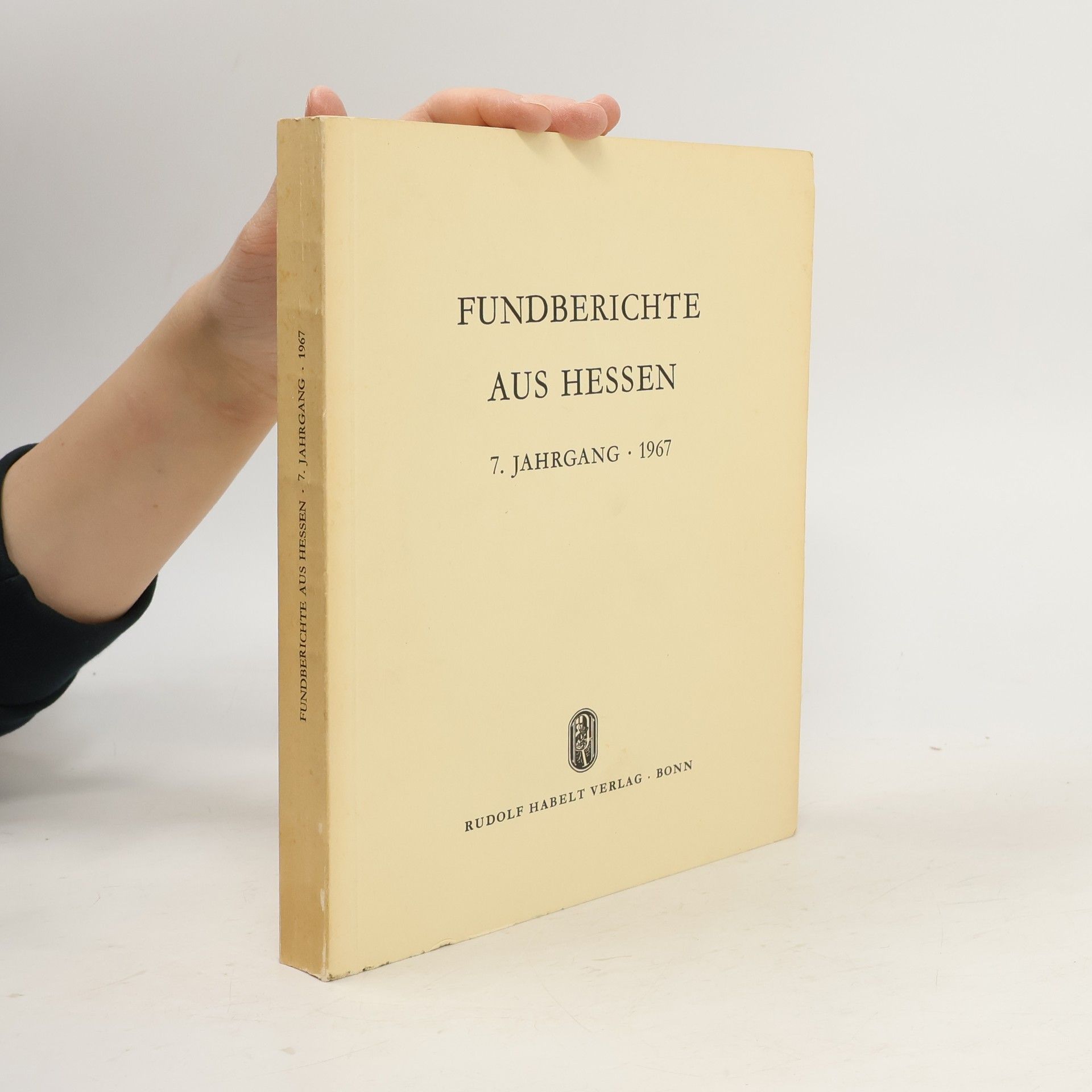 AA.VV. Fundberichte aus Hessen 7. Jahrgang 1967