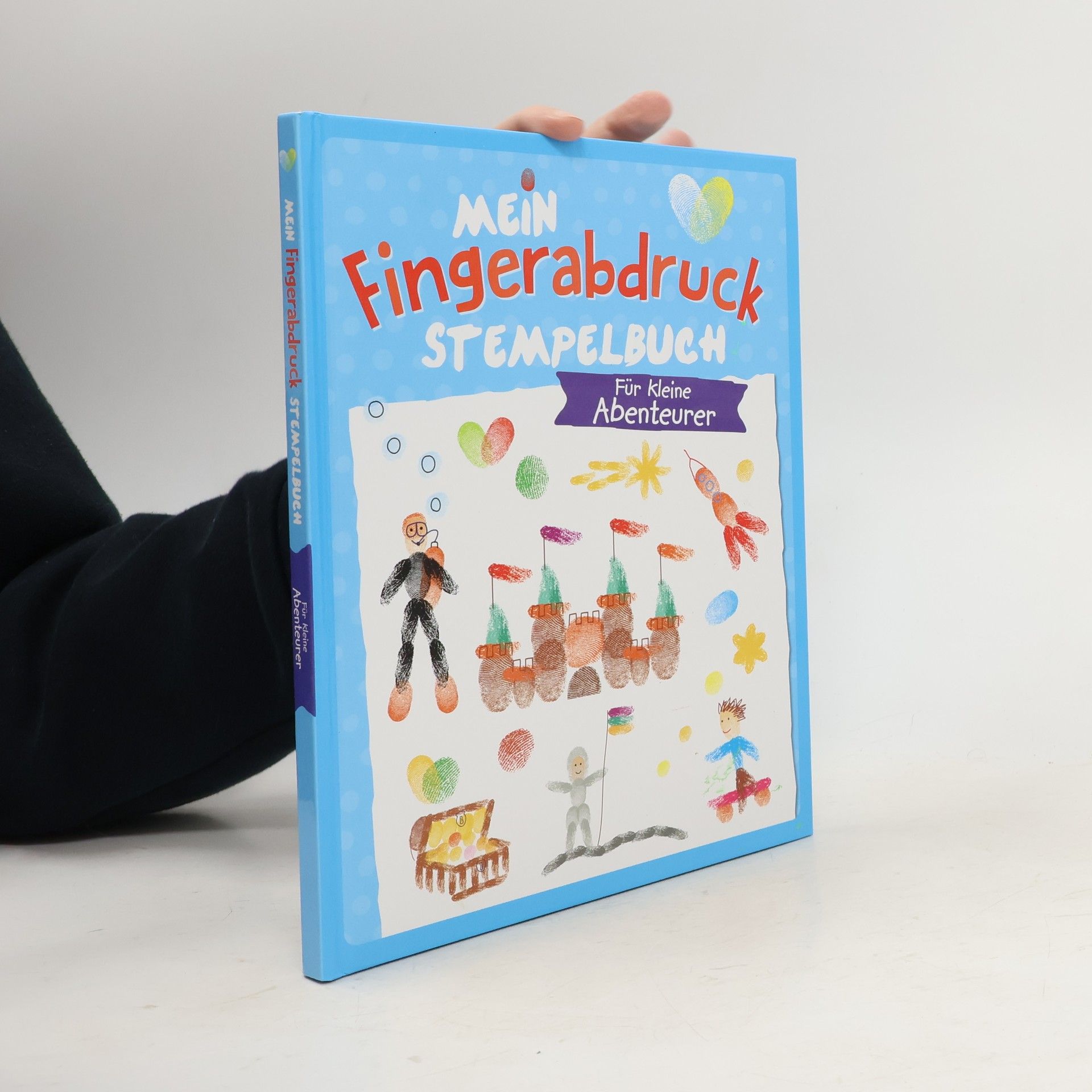 Autorenkollektiv Mein Fingerabdruck Stempelbuch. Für kleine Abenteurer
