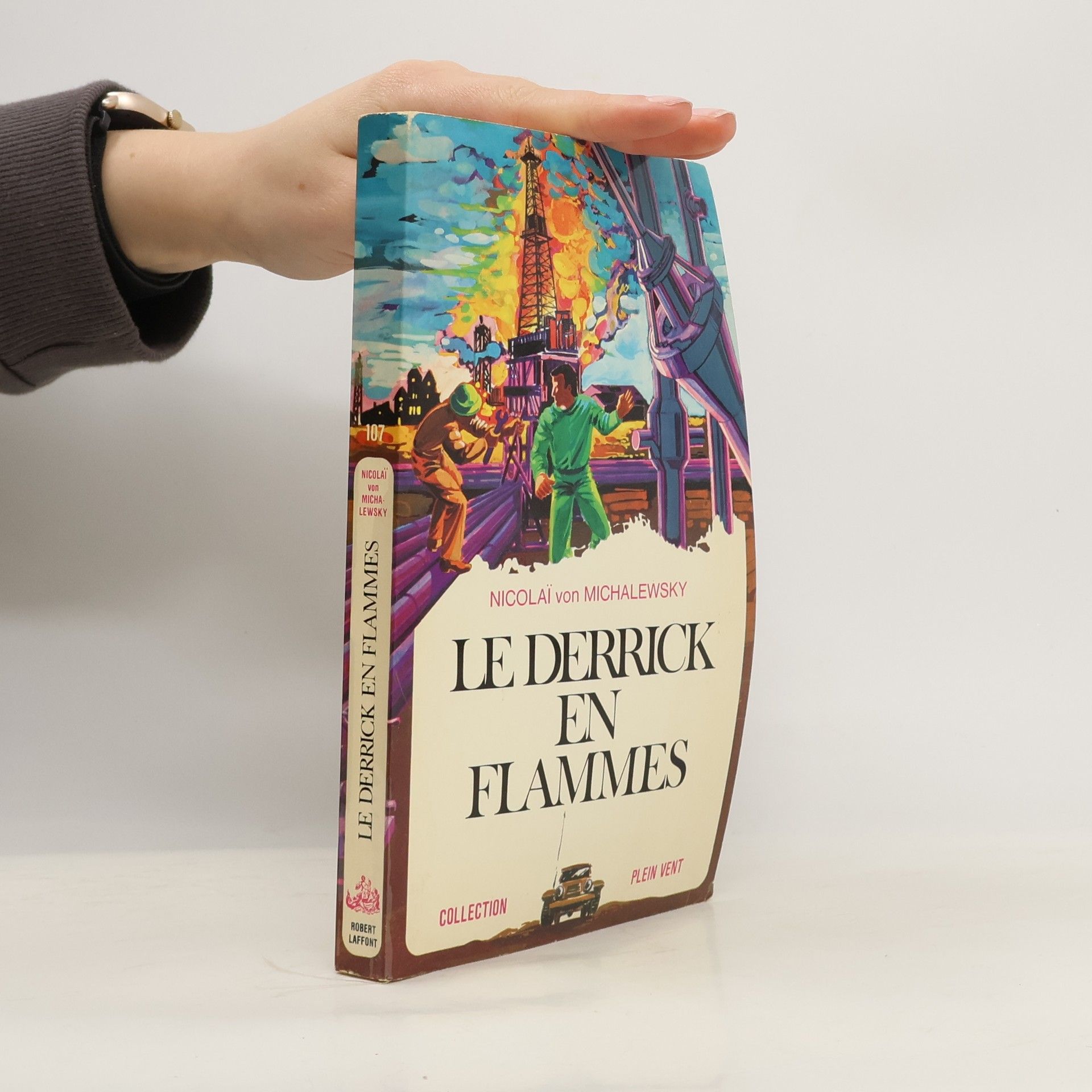 Nicolai von Michalewsky Le derrick en flammes
