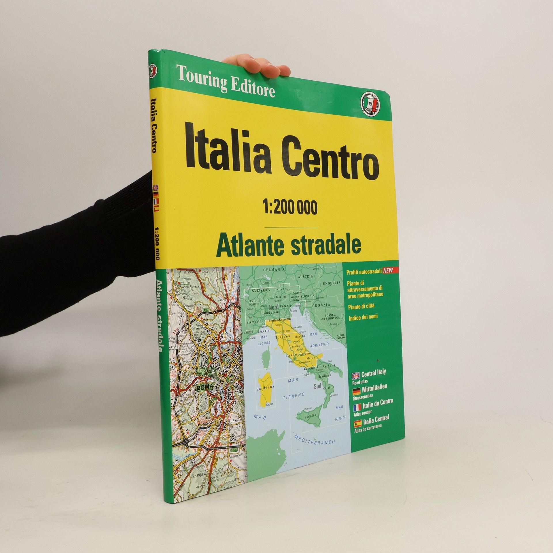 Atlante stradale Italia Centro 1:200.000