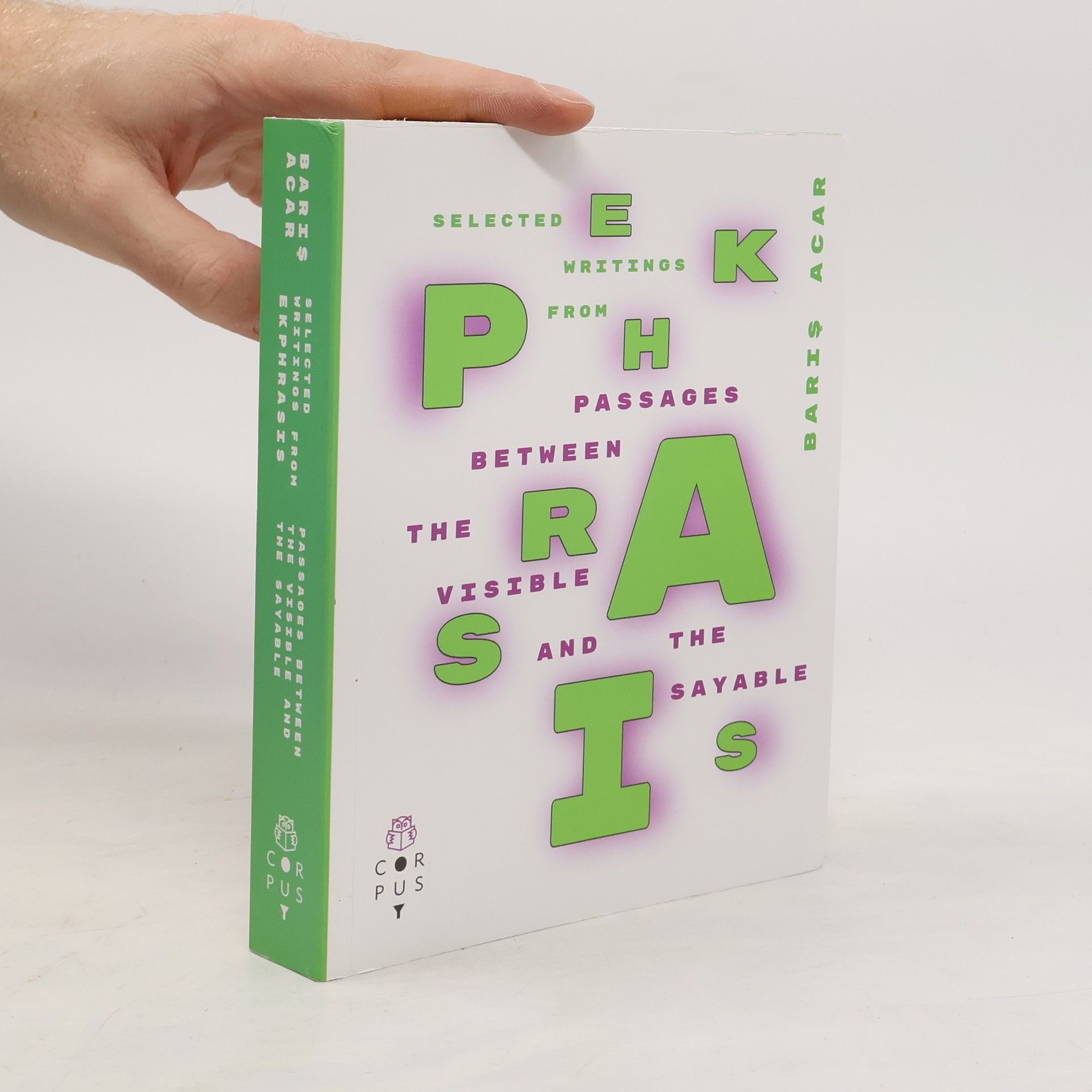 Barış Acar Selected Writing From Ekphrasis Passages Between The Visible And The Sayable