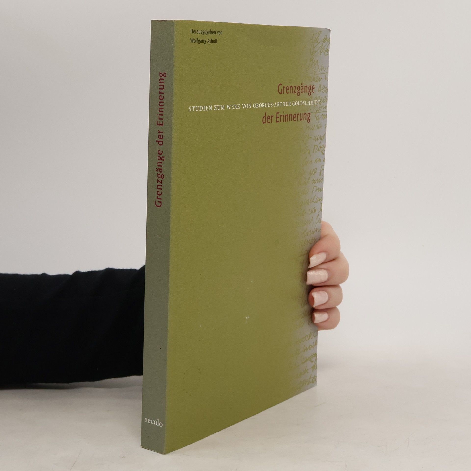 Wolfgang Asholt Grenzgänge der Erinnerung