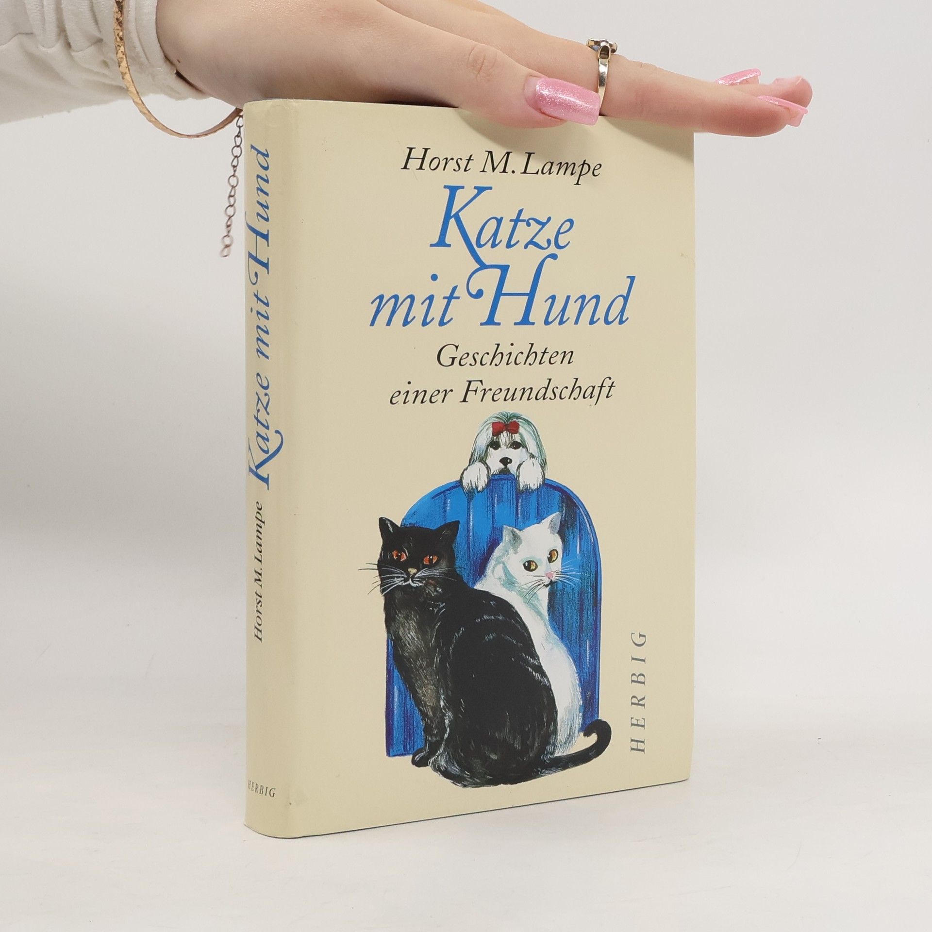 Horst M. Lampe Katze mit Hund