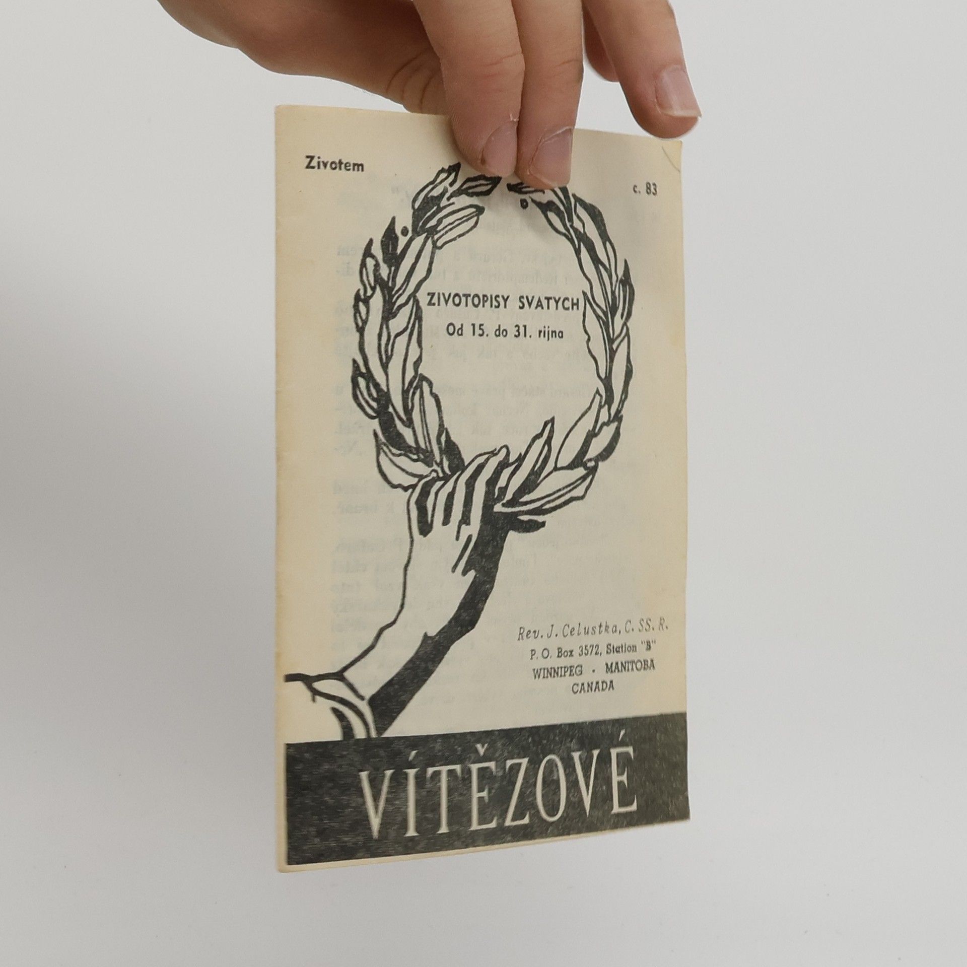 Collectif d'auteurs Vítězové. Životopisy svatých 83