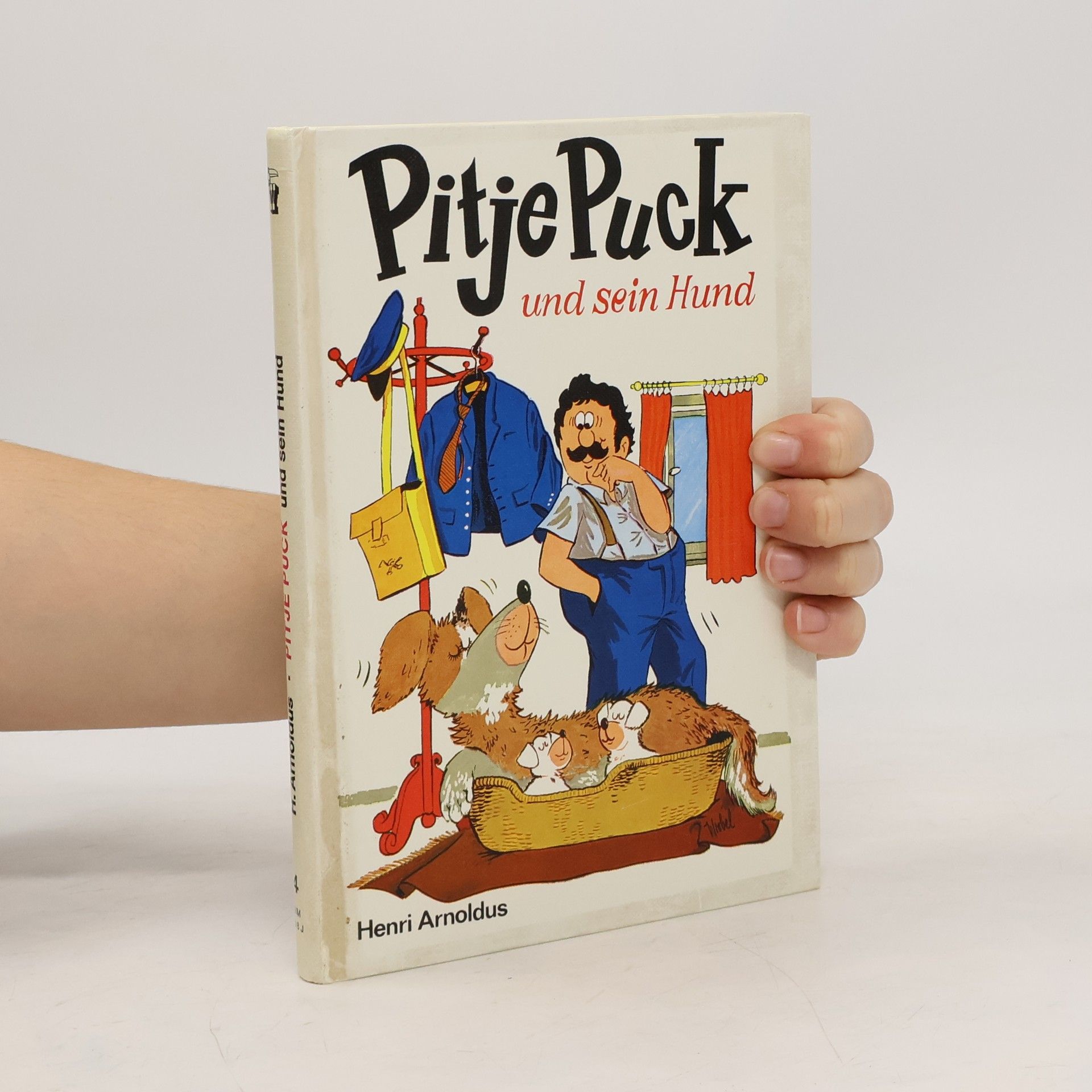 Henri Amoldus Pitje Puck und sein Hund