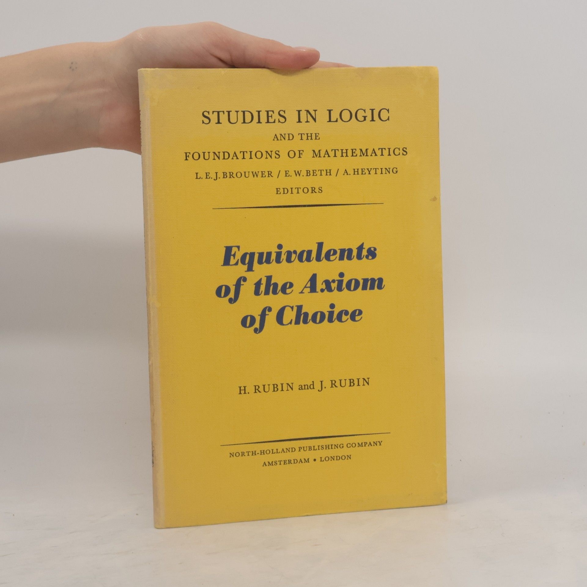 Herman Rubin Equivalents of the Axiom of Choice