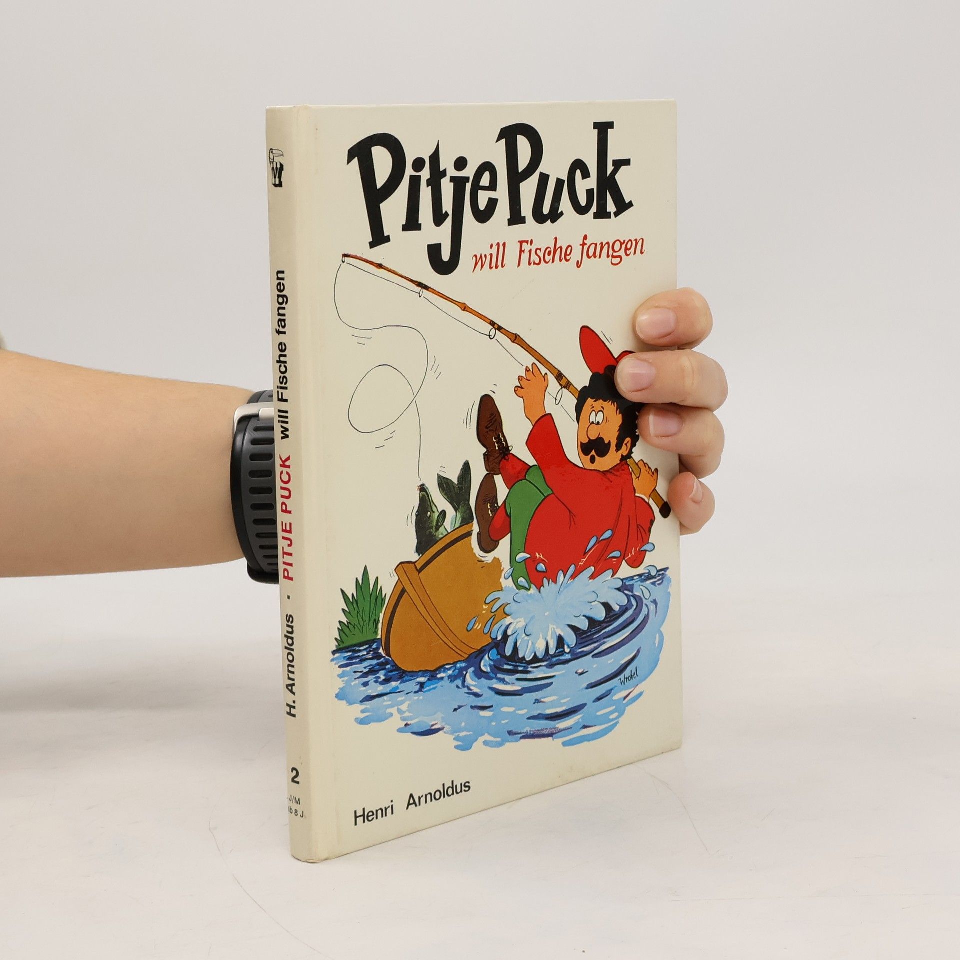 Henri Arnoldus Pitje Puck will Fische fangen