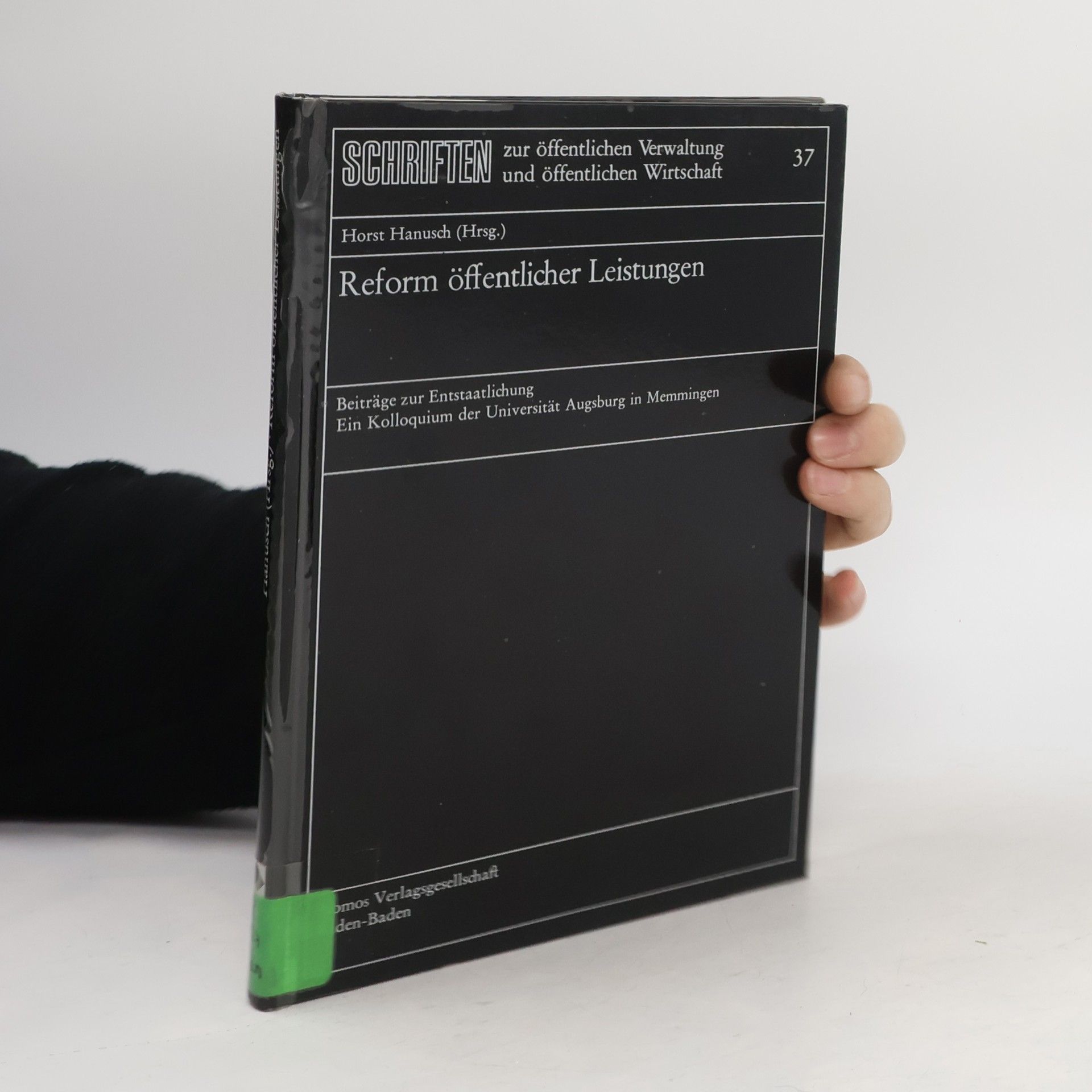 Horst Hanusch Reform öffentlicher Leistungen