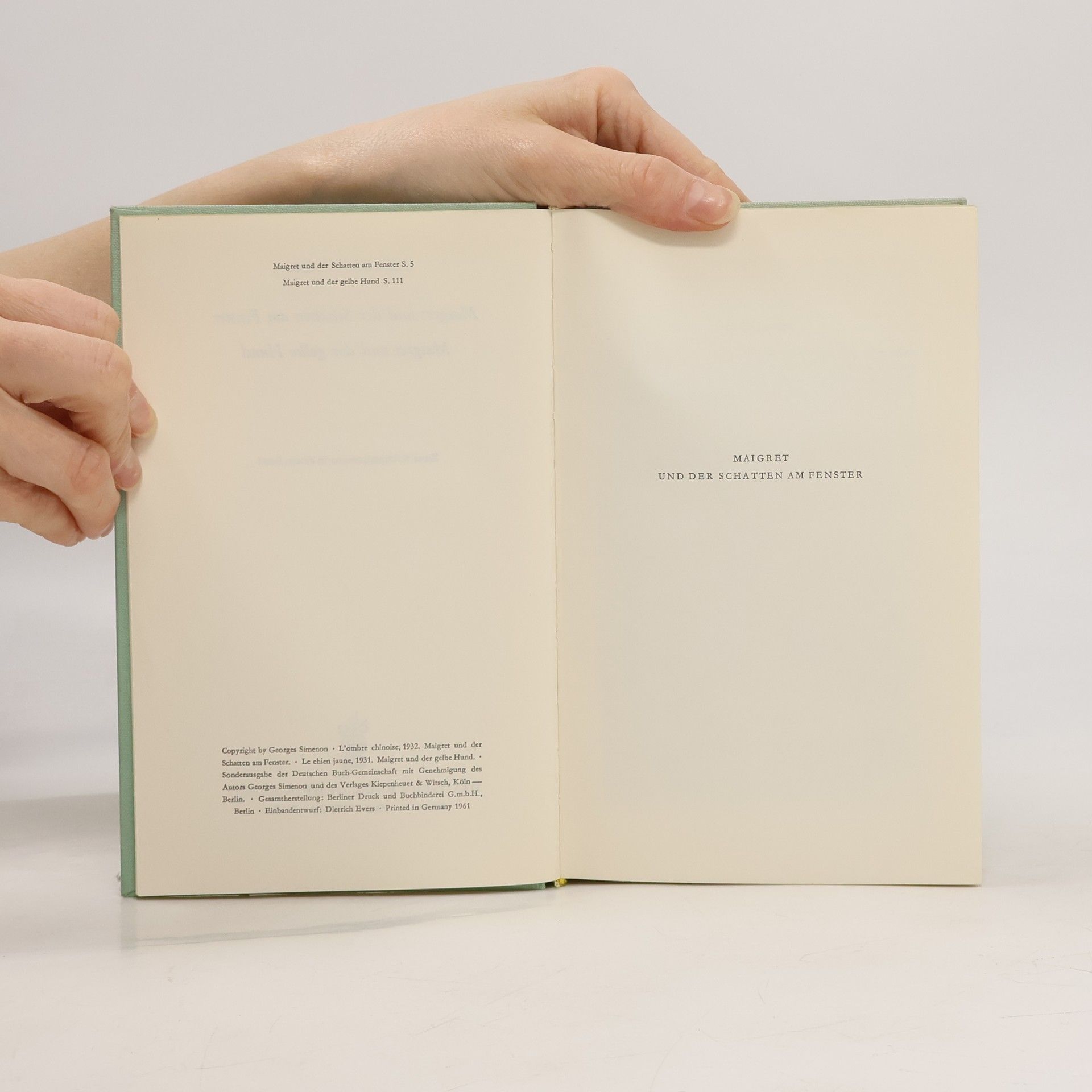 Georges Simenon Maigret: Schatten am Fenster