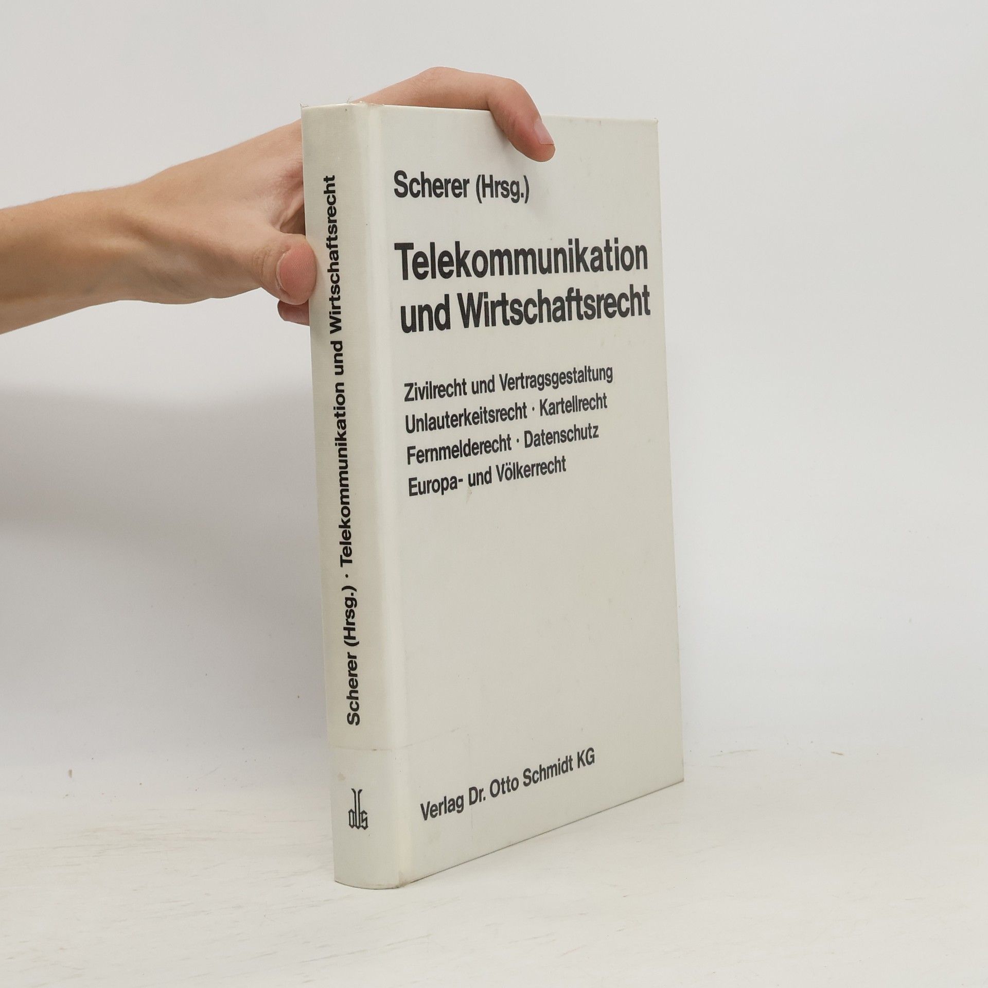 Joachim Scherer Telekommunikation und Wirtschaftsrecht