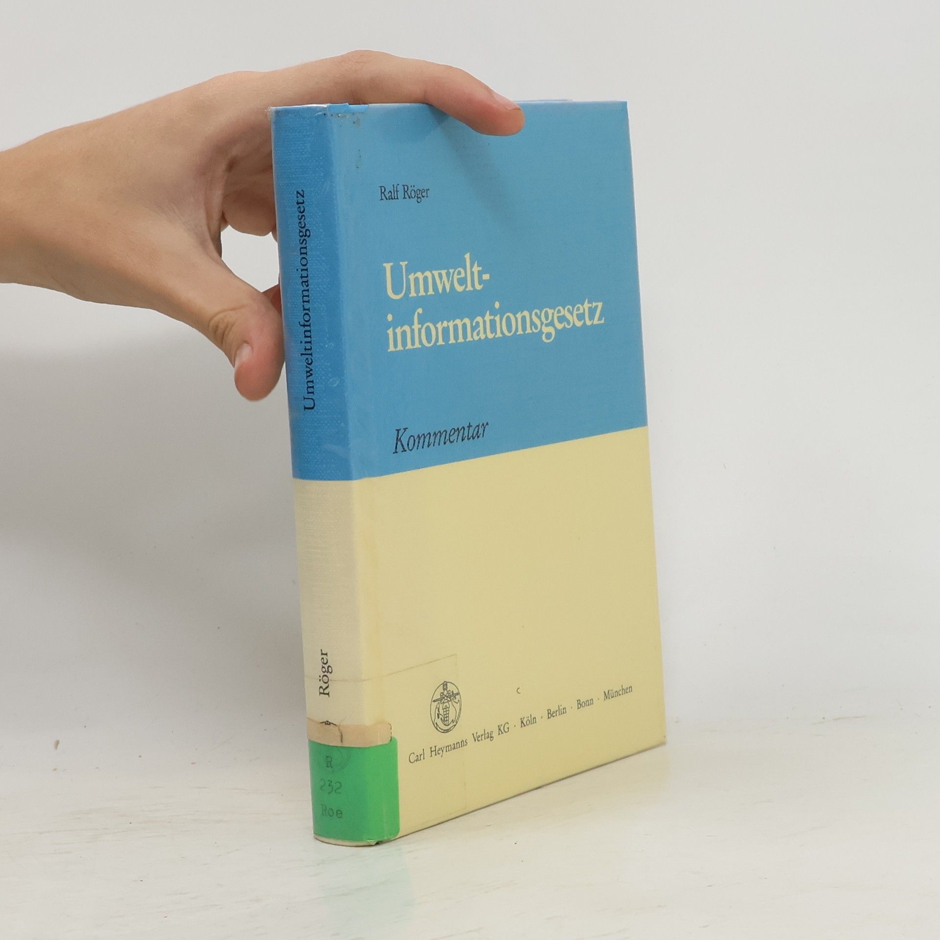 Ralf Röger Umweltinformationsgesetz