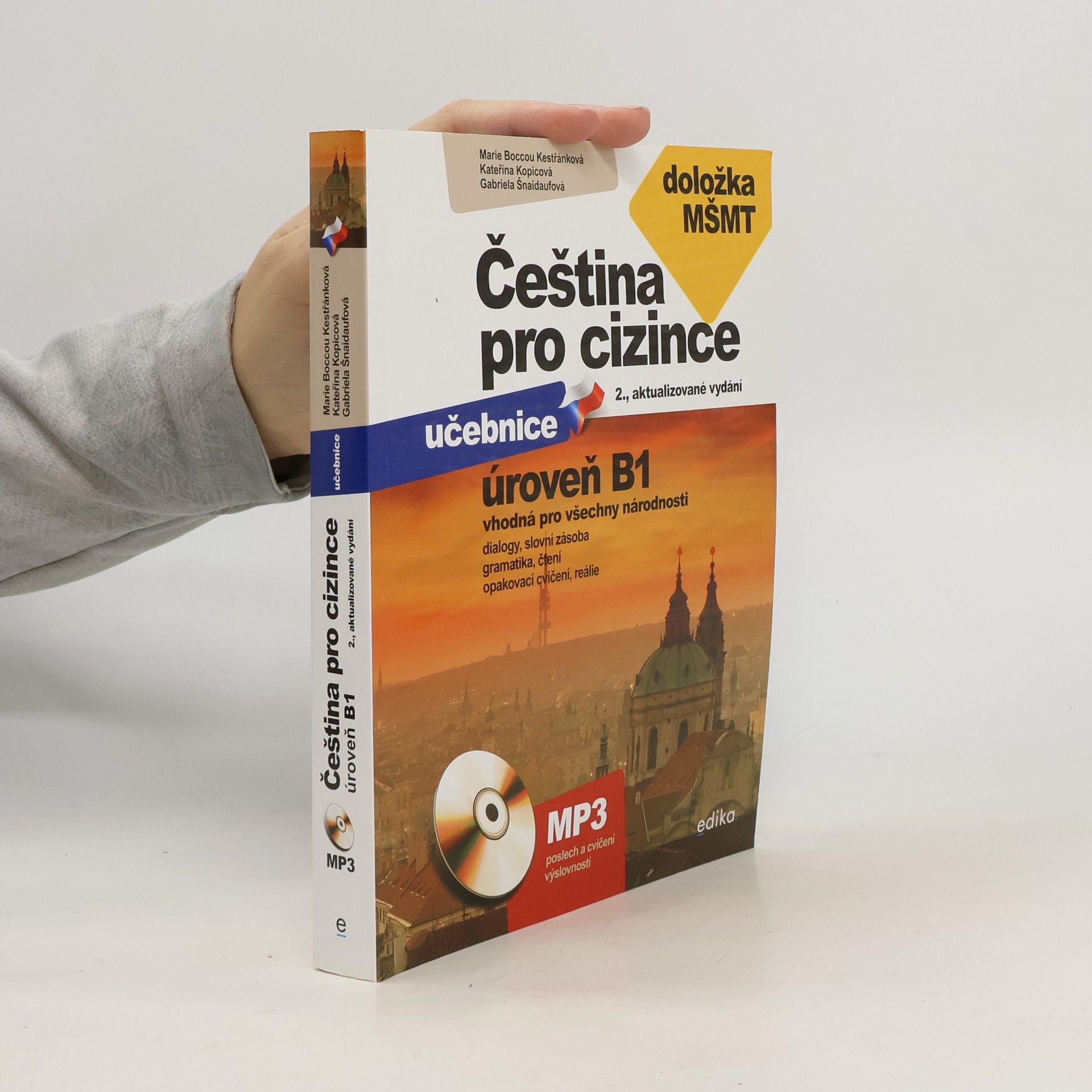 Marie Boccou Kestřánková Čeština pro cizince. Úroveň B1. Učebnice