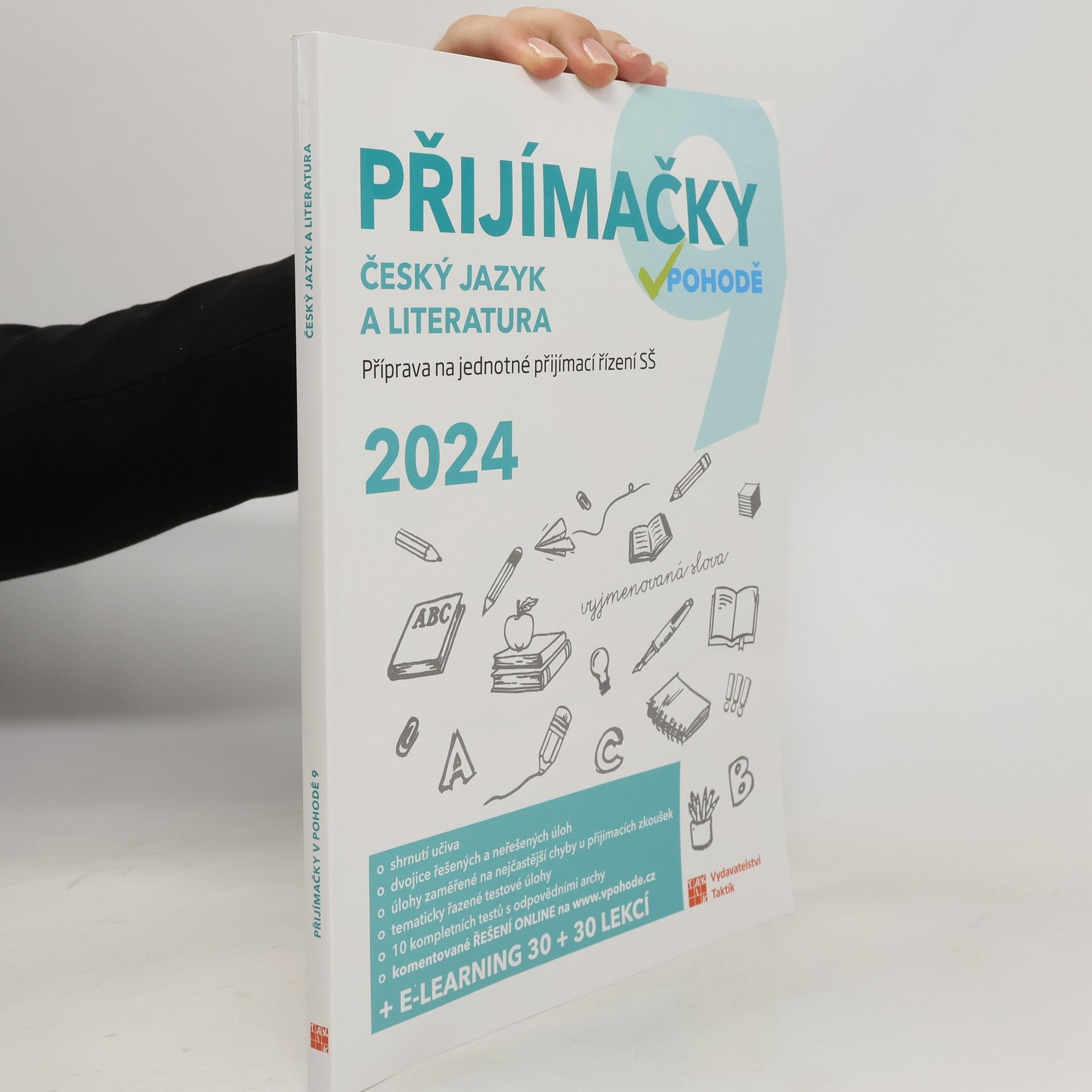 Kolektiv autorů Přijímačky v pohodě: příprava na jednotné přijímací řízení SŠ 2024. Český jazyk a literatura