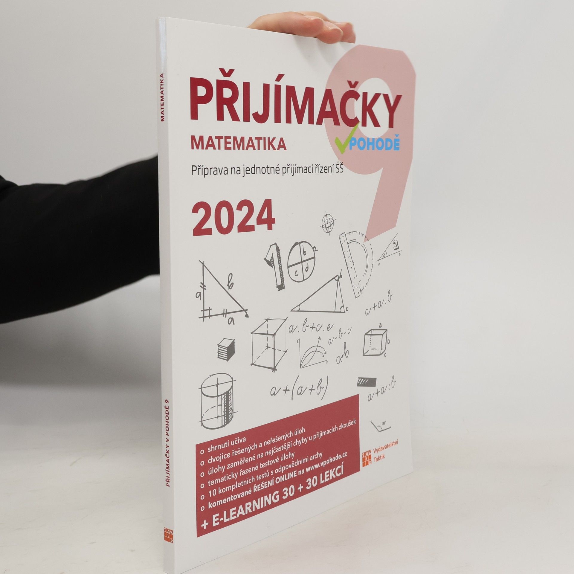 Přijímačky v pohodě : příprava na jednotné přijímací řízení SŠ 2024. Matematika