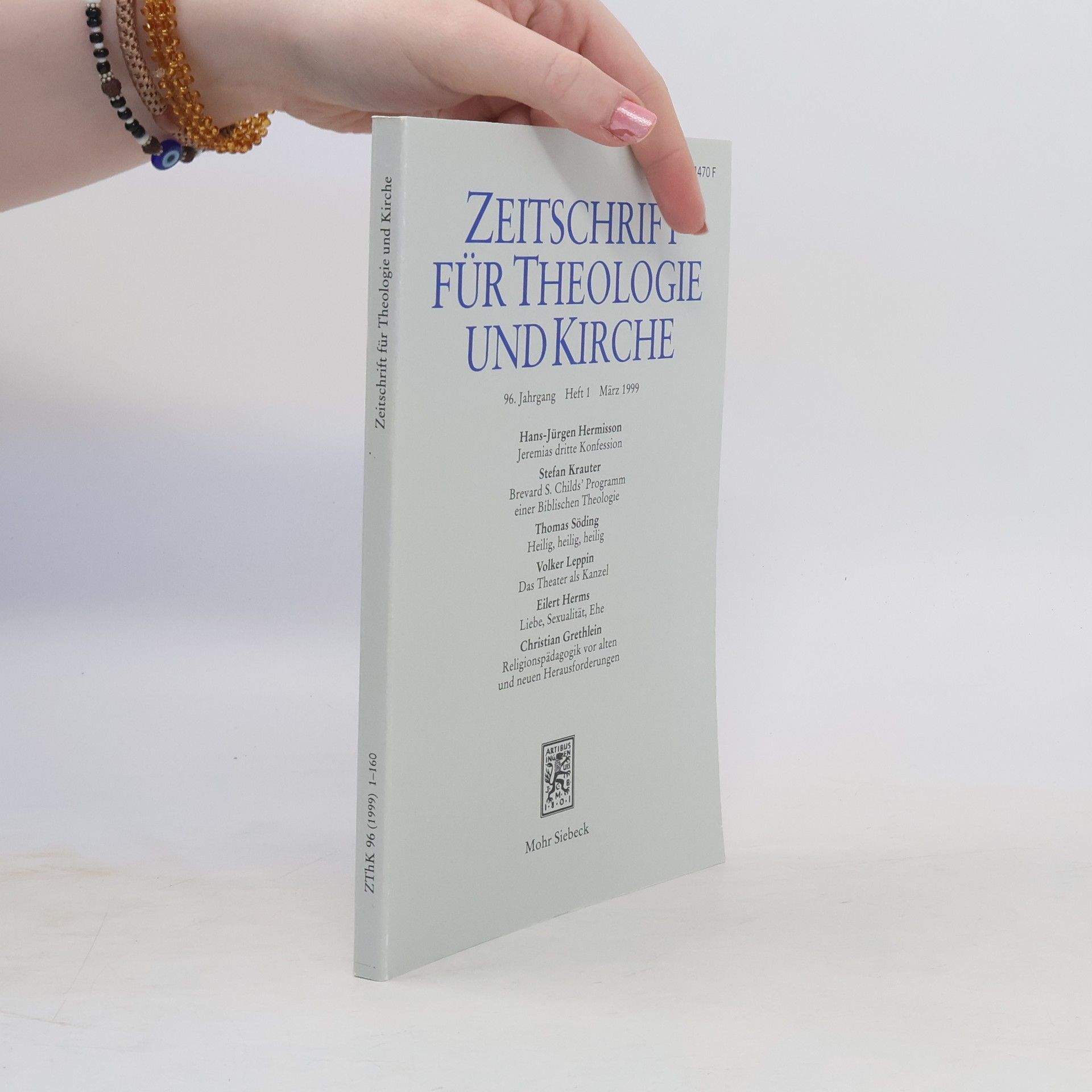 Autorenkollektiv  Zeitschrift für Theologie und Kirche 96, Heft 1