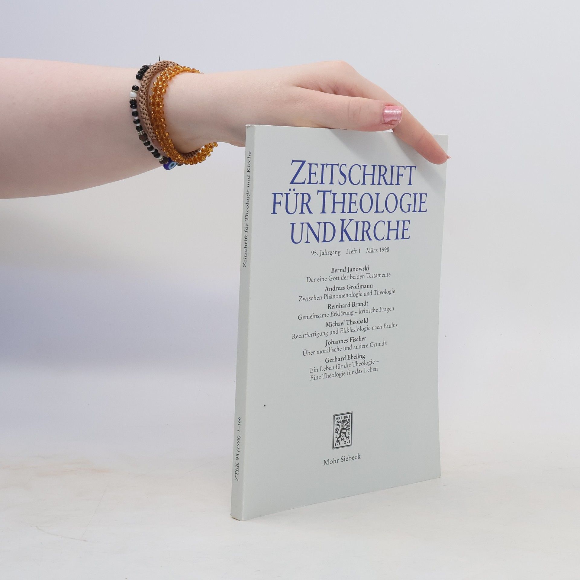 Autorenkollektiv  Zeitschrift für Theologie und Kirche 95, Heft 1