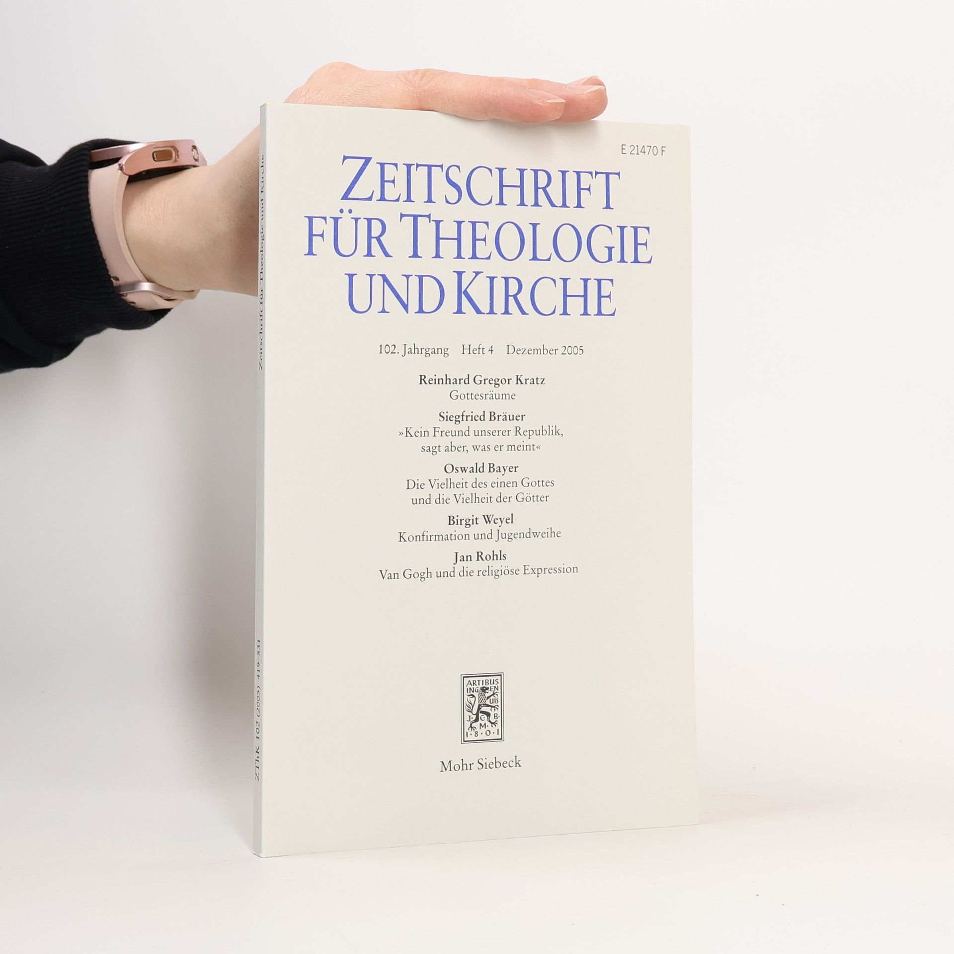 AA.VV. Zeitschrift für Theologie und Kirche 12/2025