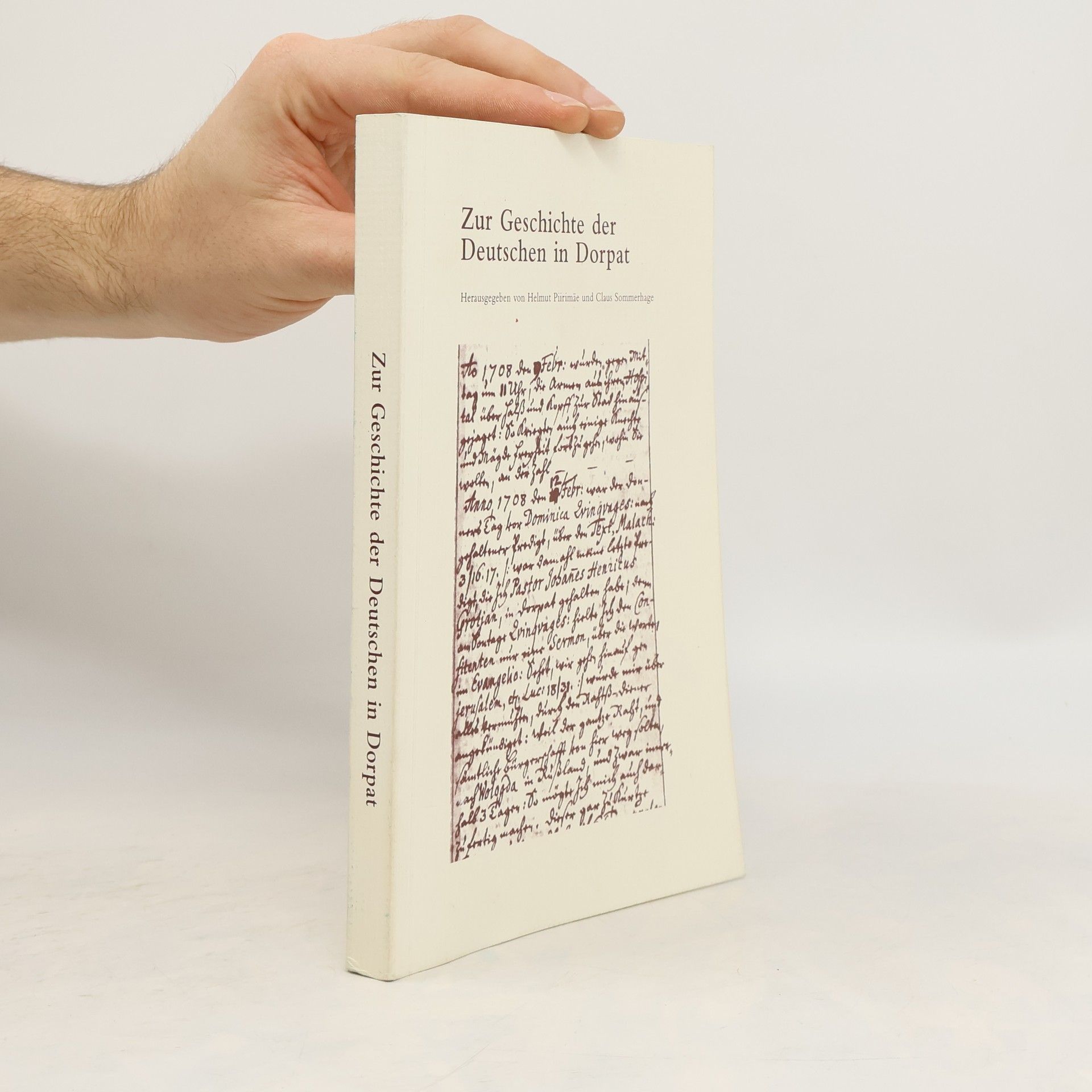 Helmut Piirimäe Zur Geschichte der Deutschen in Dorpat