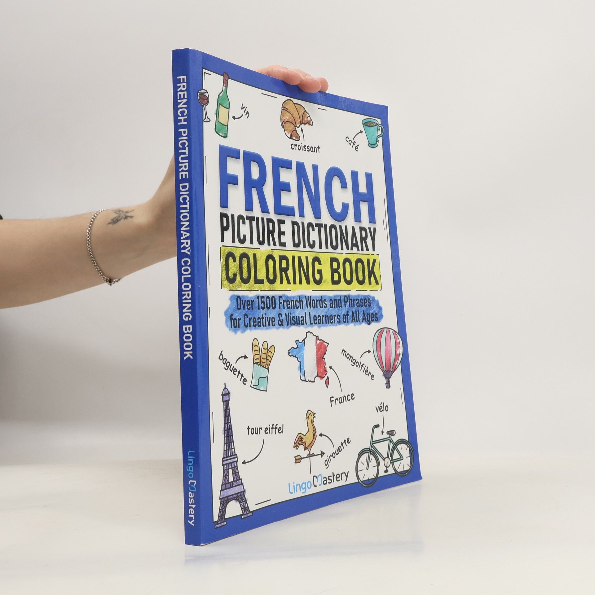 Lingo Mastery French Picture Dictionary Coloring Book