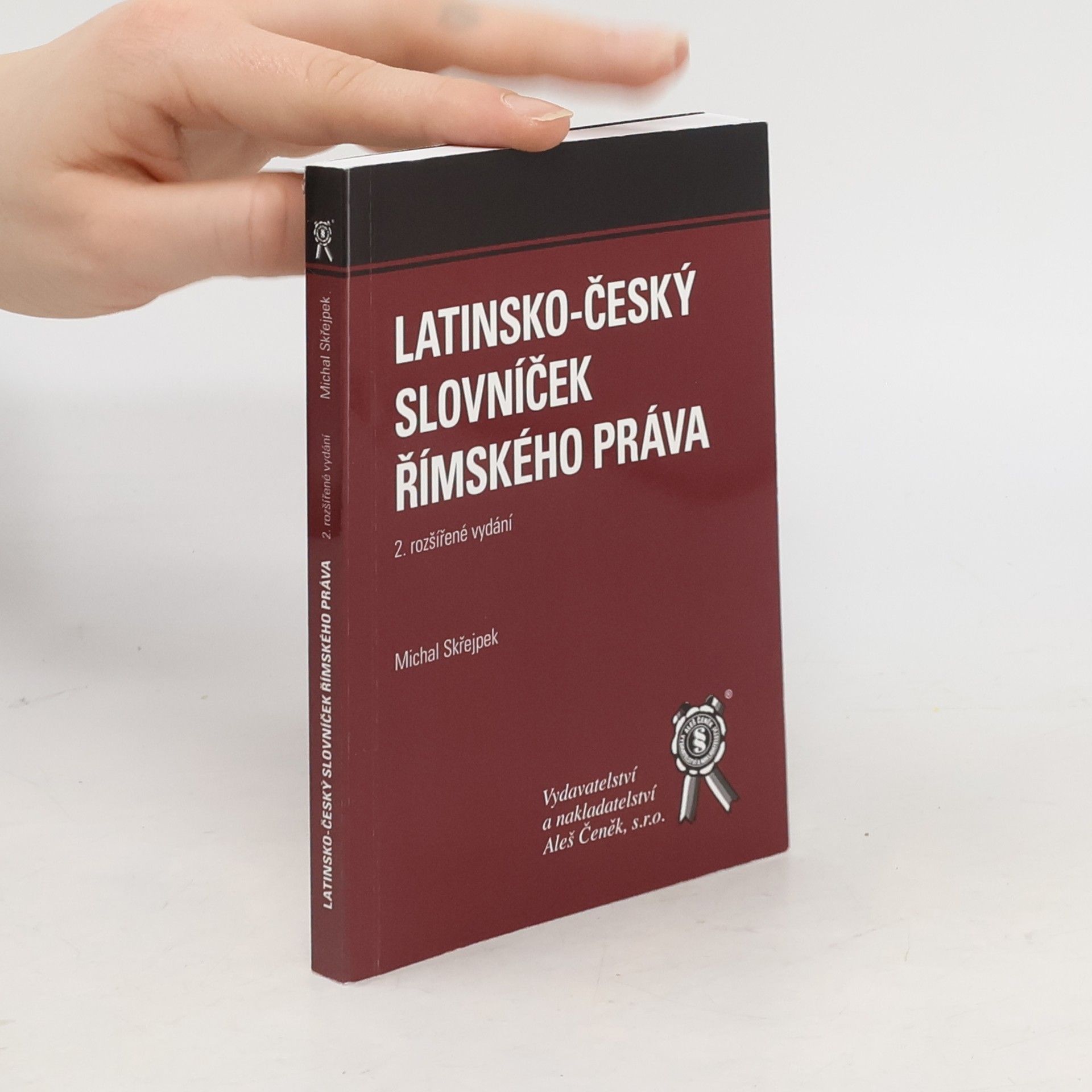 Michal Skřejpek Latinsko-český slovníček římského práva - 2. rozšířené vydání