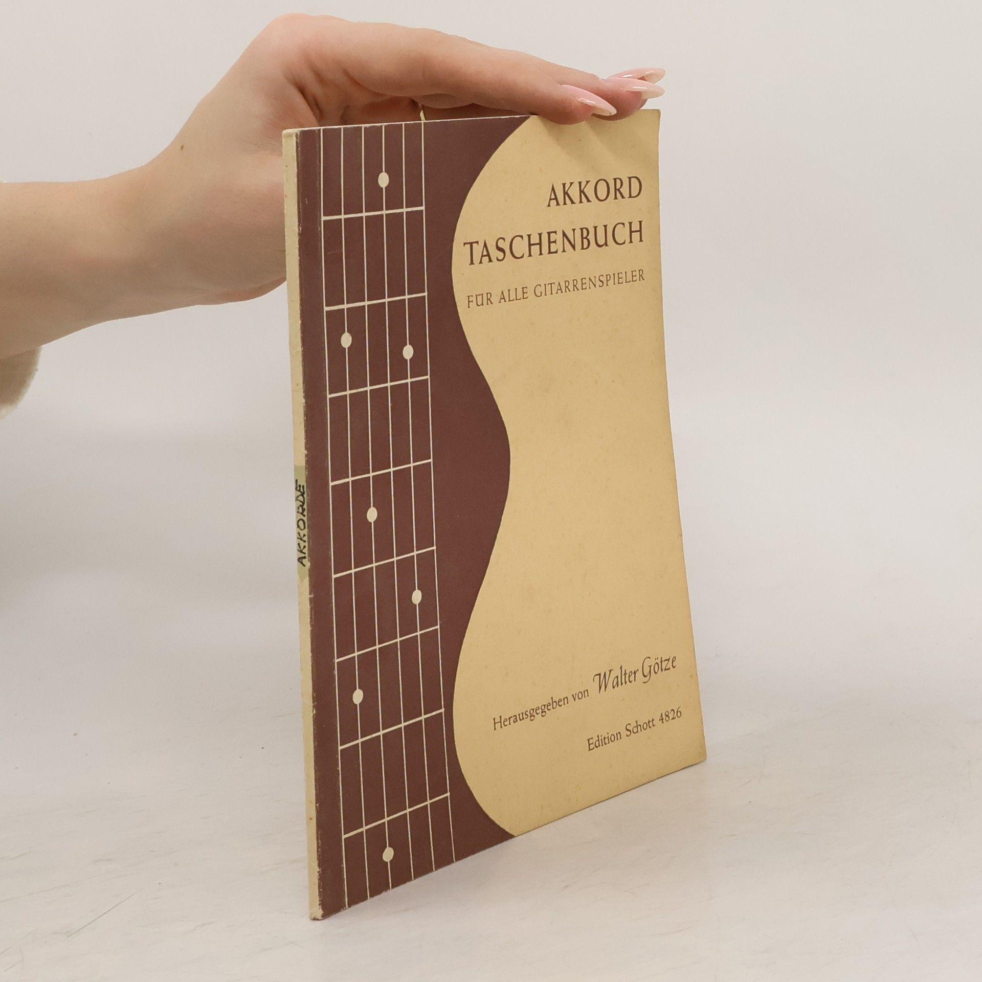 Walter Götze Akkord Taschenbuch für alle Gitarrenspieler