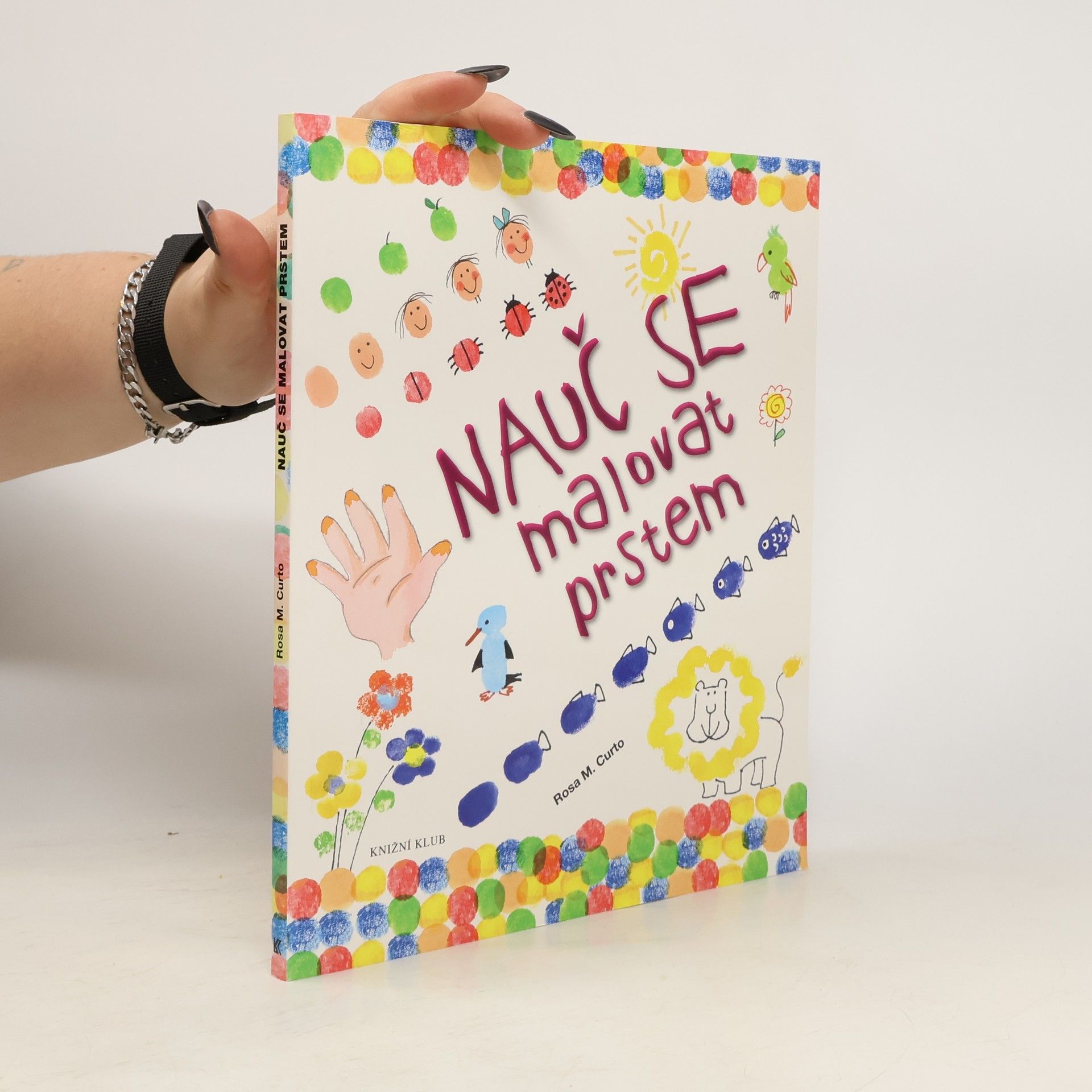 Rosa María Curto Nauč se malovat prstem