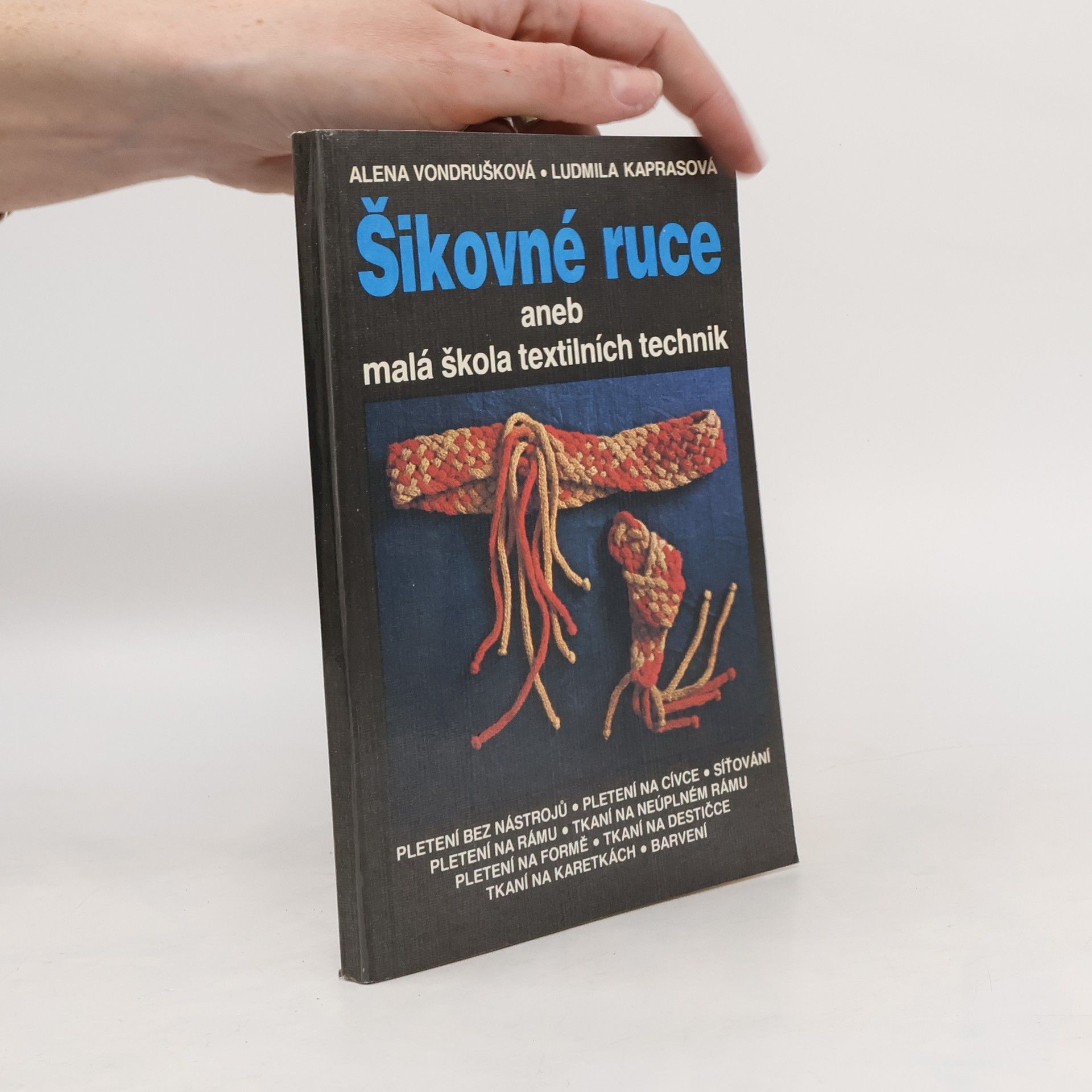 Alena Vondrušková Šikovné ruce aneb Malá škola textilních technik