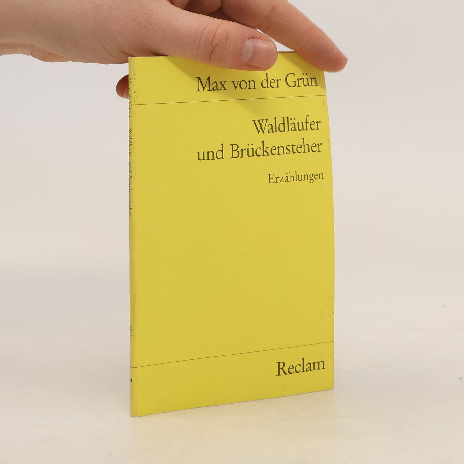 Max von der Grün Waldläufer und Brückensteher