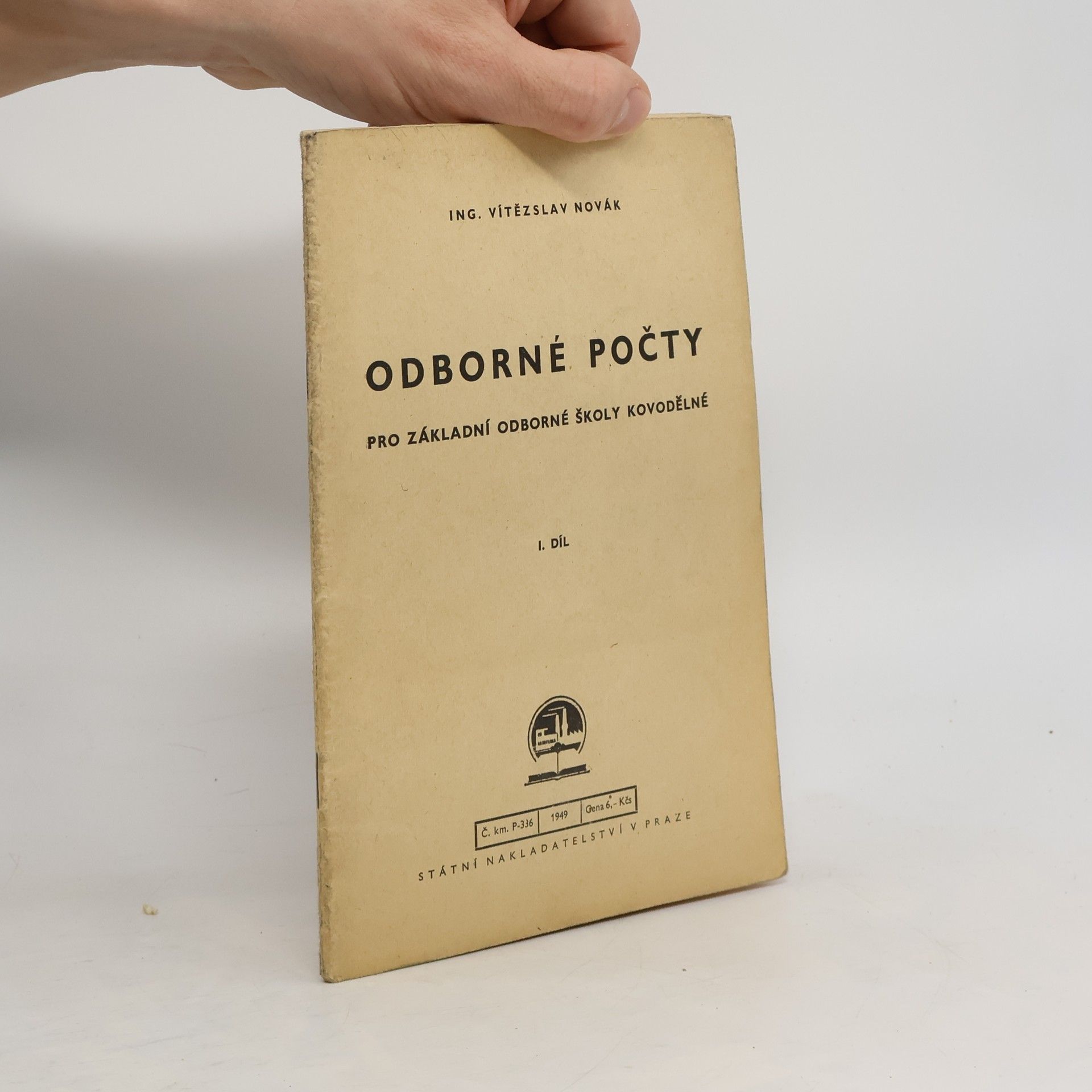 Odborné počty pro základní odborné školy kovodělné II.