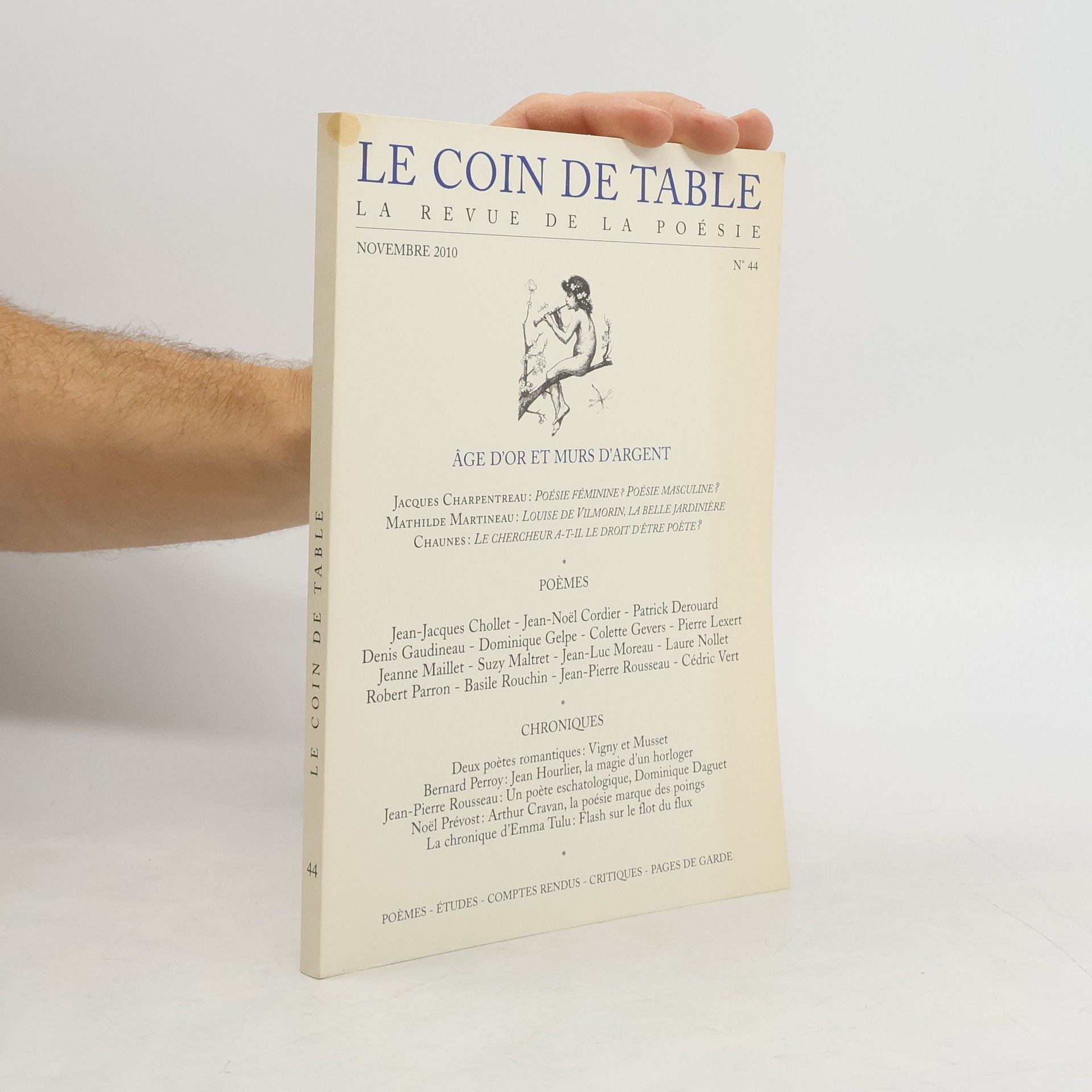 Autorenkollektiv Le Coin de Table: La Revue de la Poésie N. 44