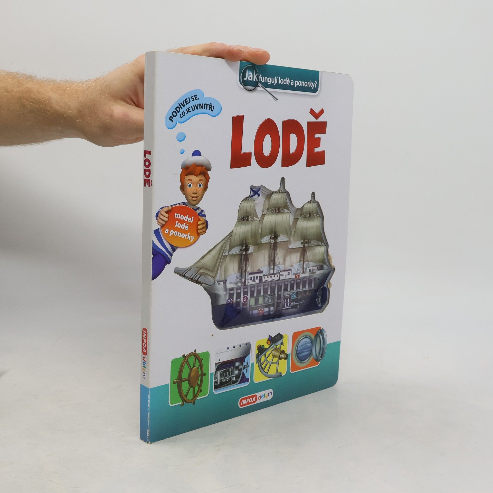 Lodě : jak fungují lodě a ponorky? (interaktivní kniha)