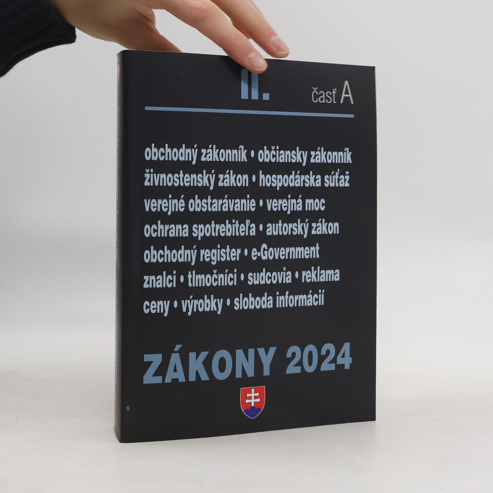 Collectif d'auteurs Obchodný zákoník II. část A. Zákony 2024