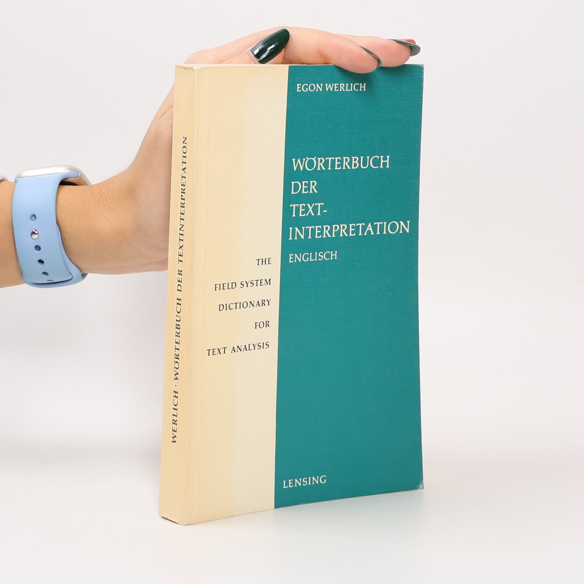 Egon Werlich Wörterbuch der Textinterpretation
