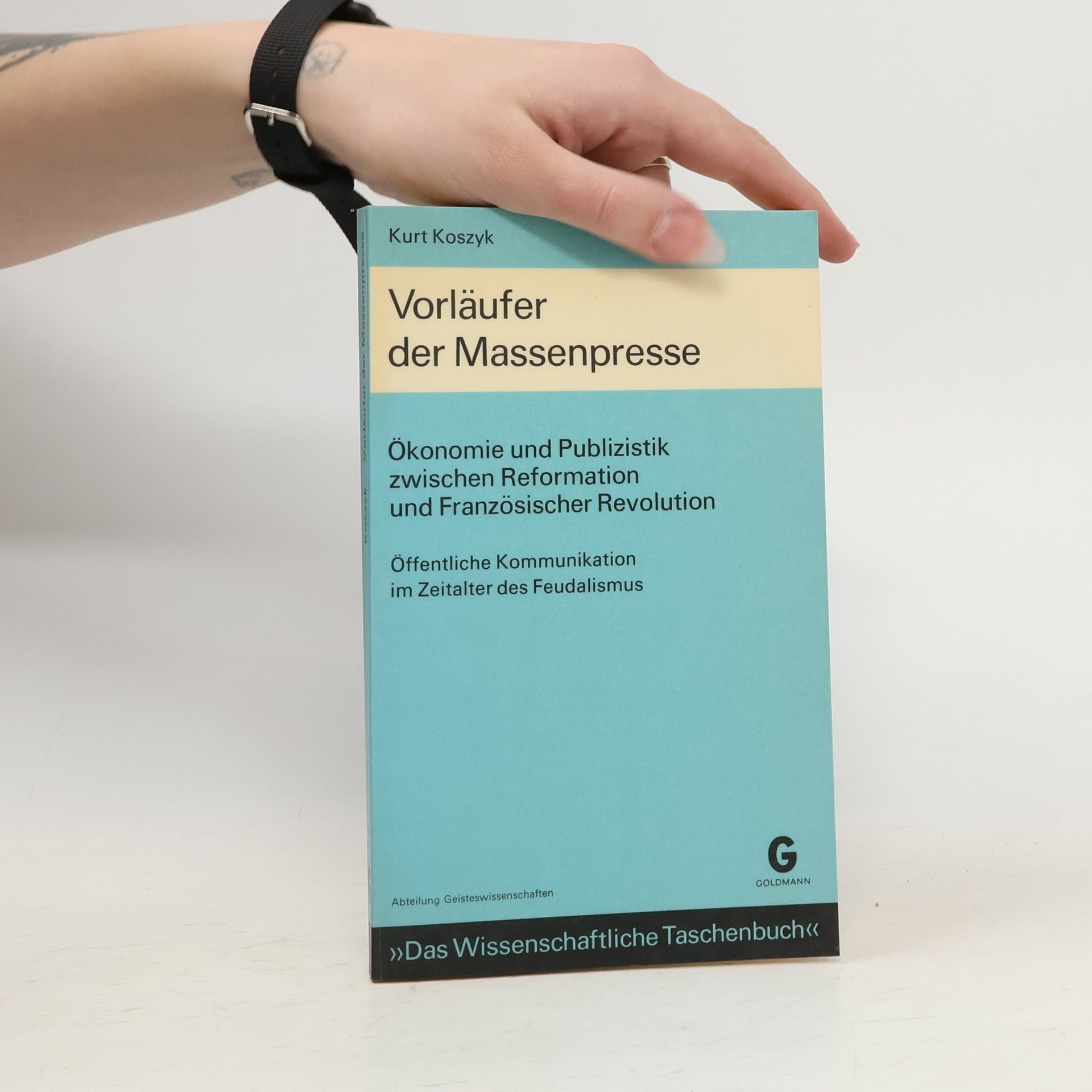 Kurt Koszyk Vorläufer der Massenpresse