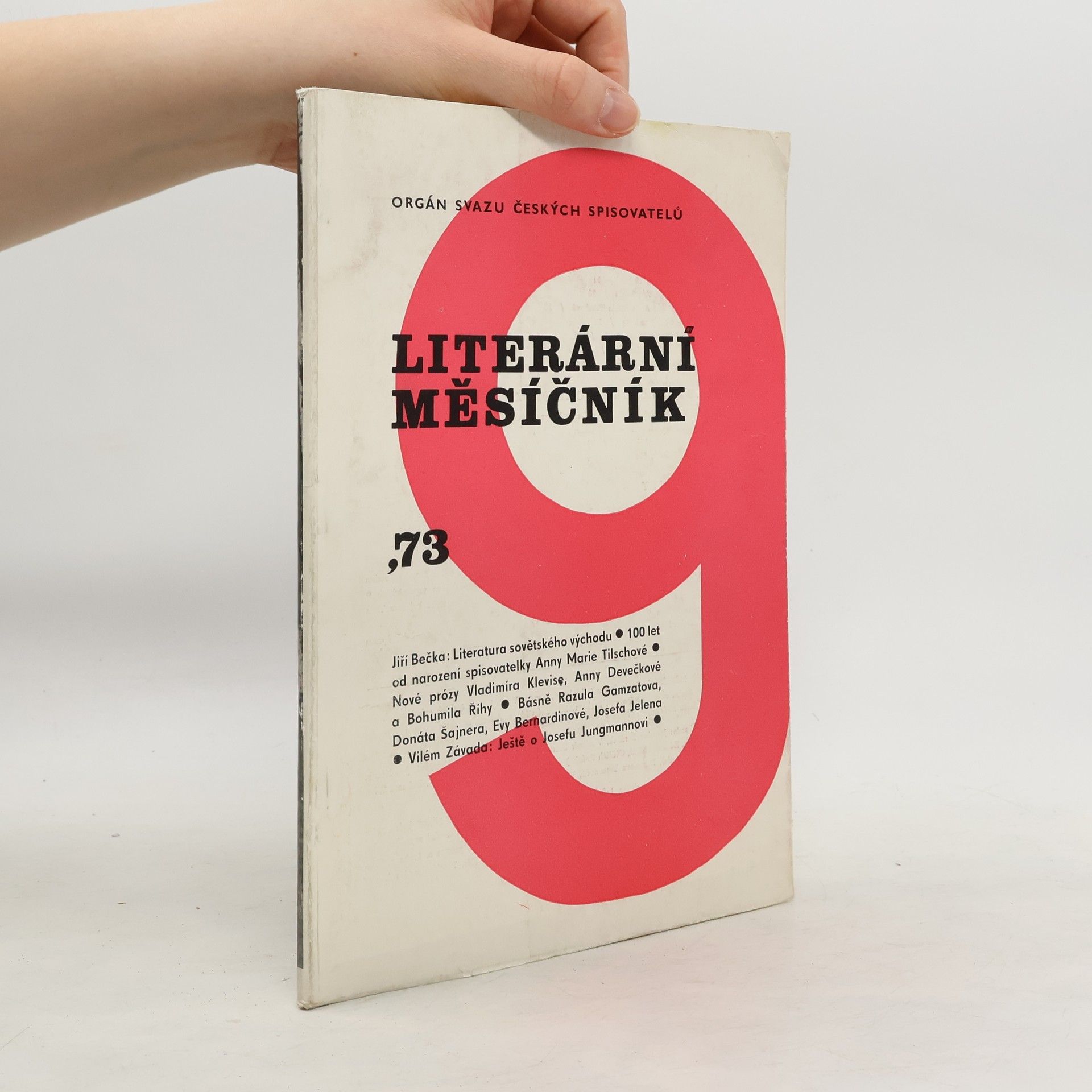 Kolektiv autorů Literární měsíčník 9/1973