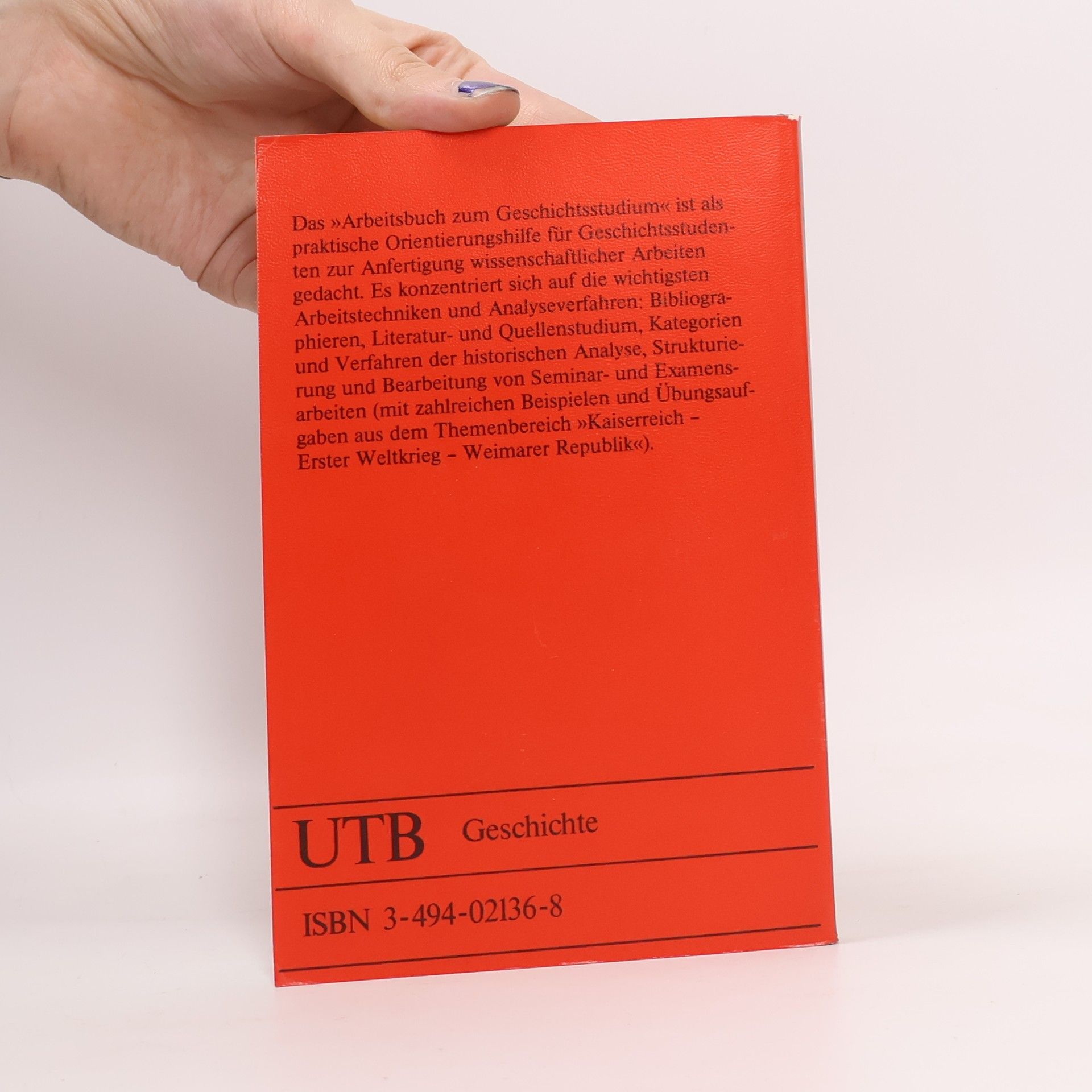 Erwin Faber Arbeitsbuch zum Geschichtsstudium