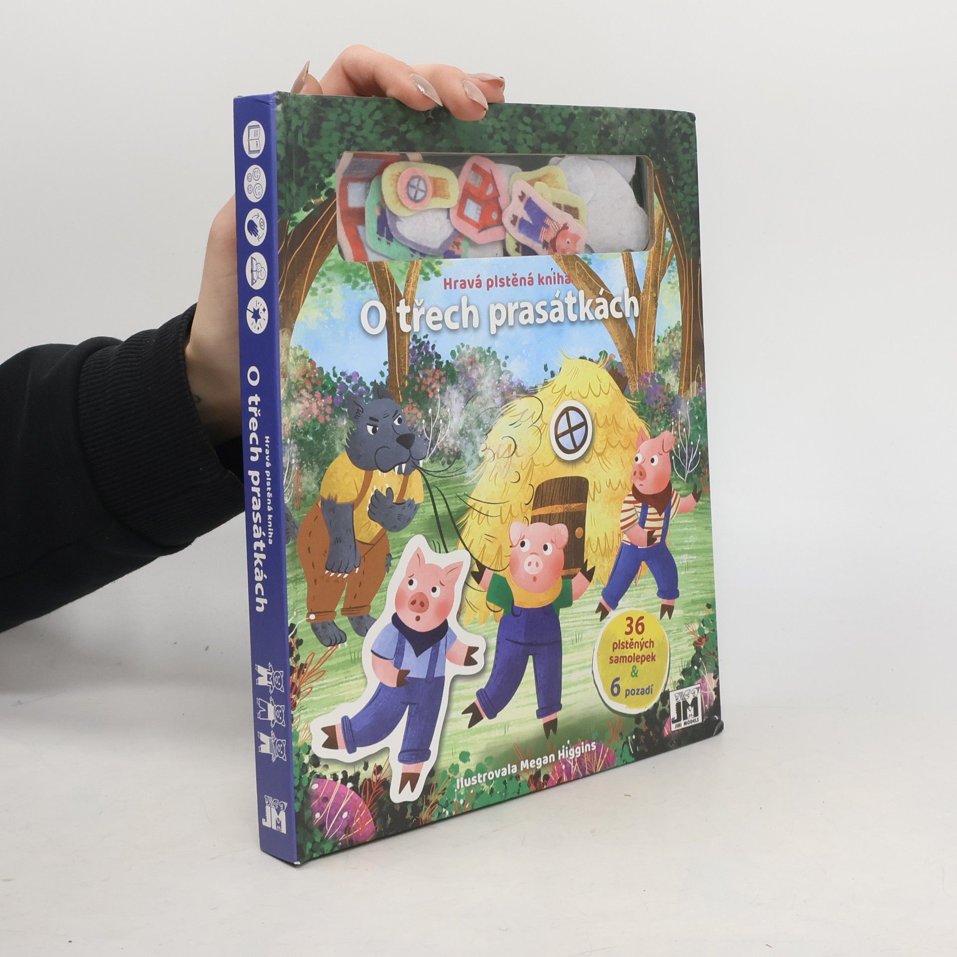 Megan Higgins Hravá plstěná kniha. O třech prasátkách