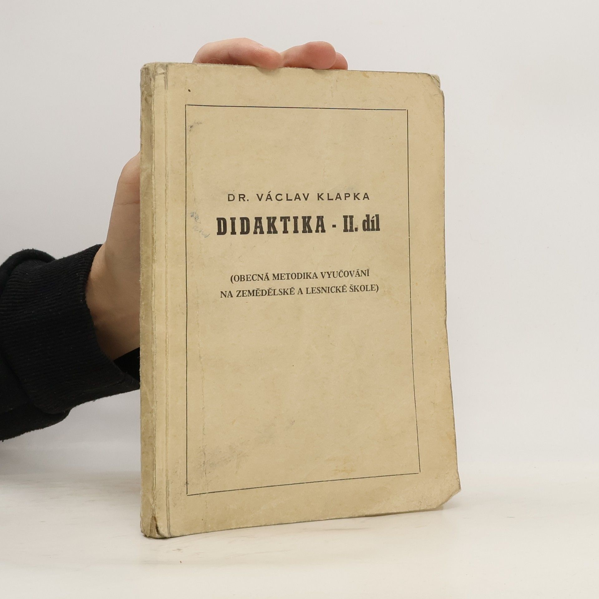 Václav Klapka Didaktika II