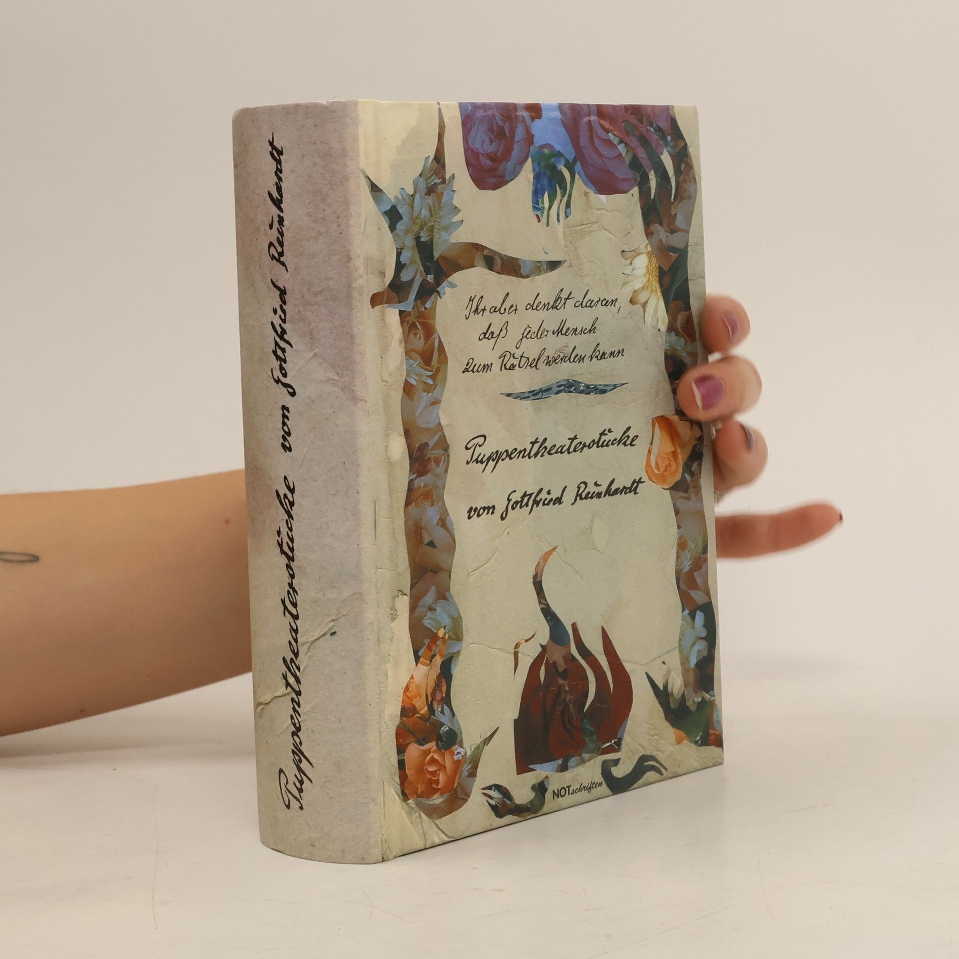 Ihr aber denkt daran, daß jeder Mensch zum Rätsel werden kann